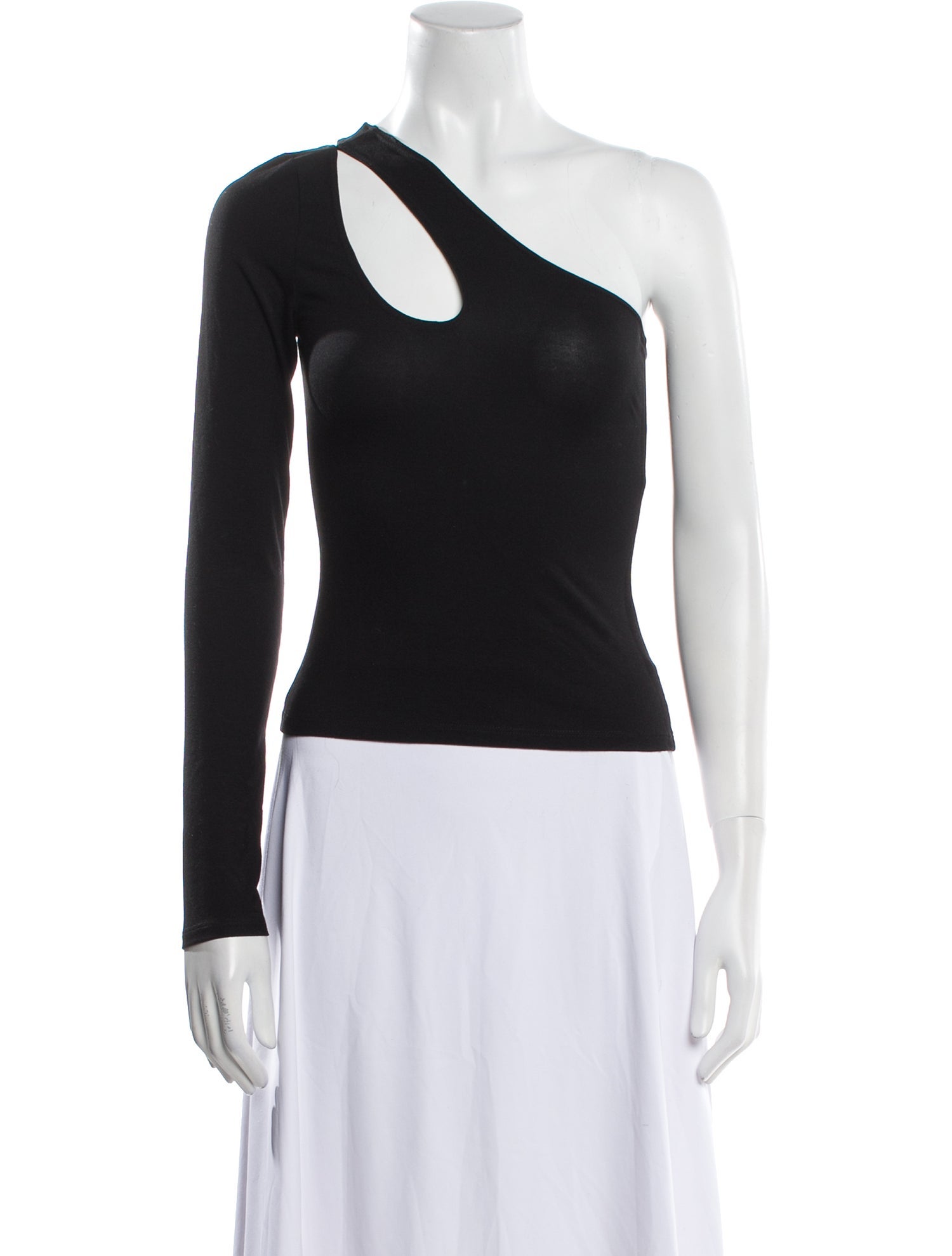 Reformation One-Shoulder Long Sleeve Top