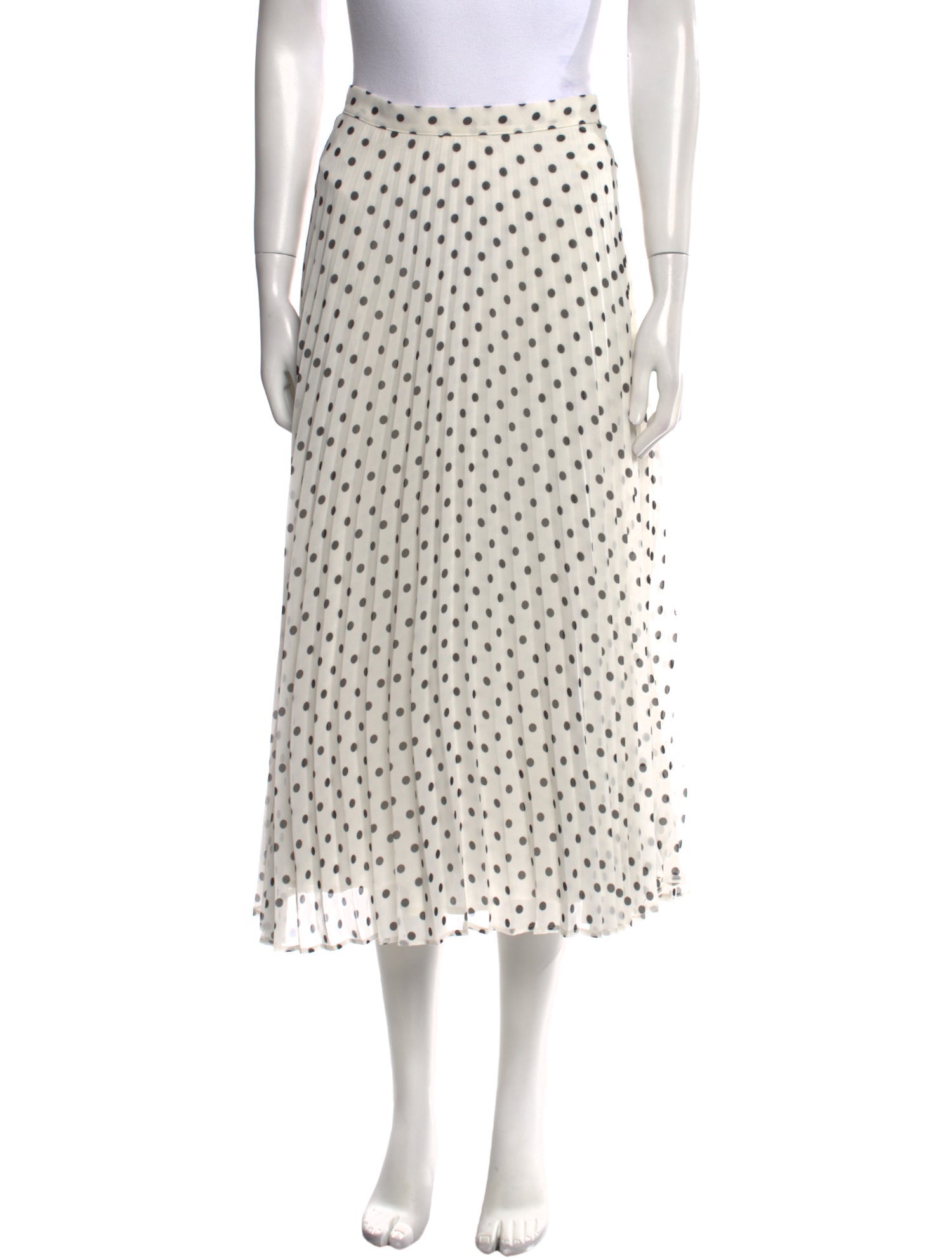 Reformation Silk Midi Length Skirt