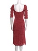 Reformation Printed Midi Length Dress