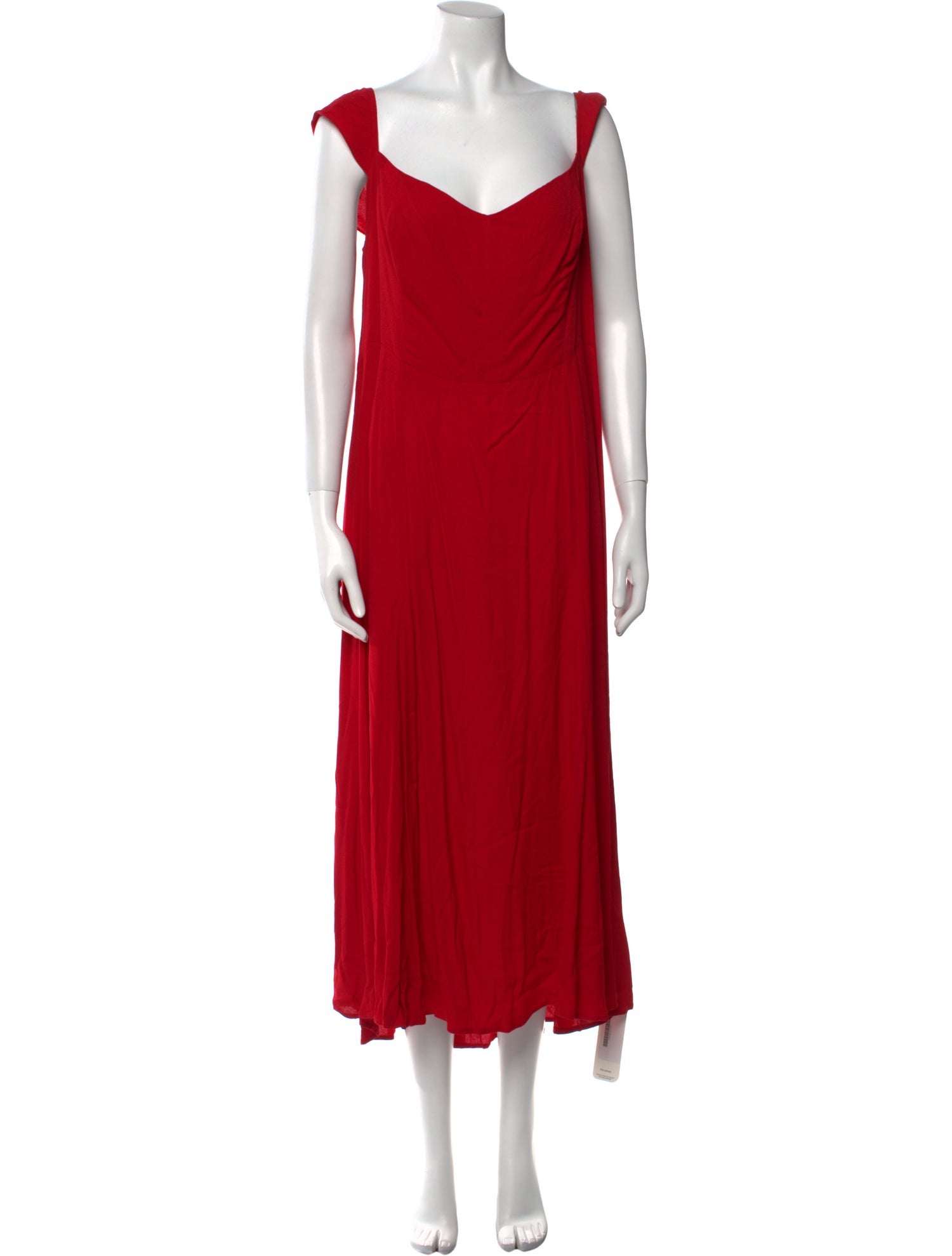 Reformation V-Neck Midi Length Dress