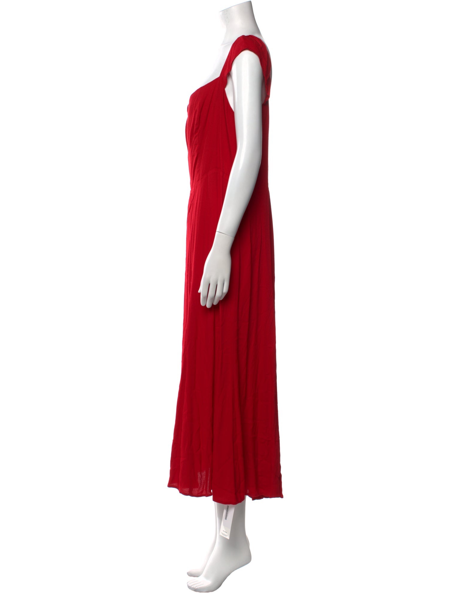 Reformation V-Neck Midi Length Dress