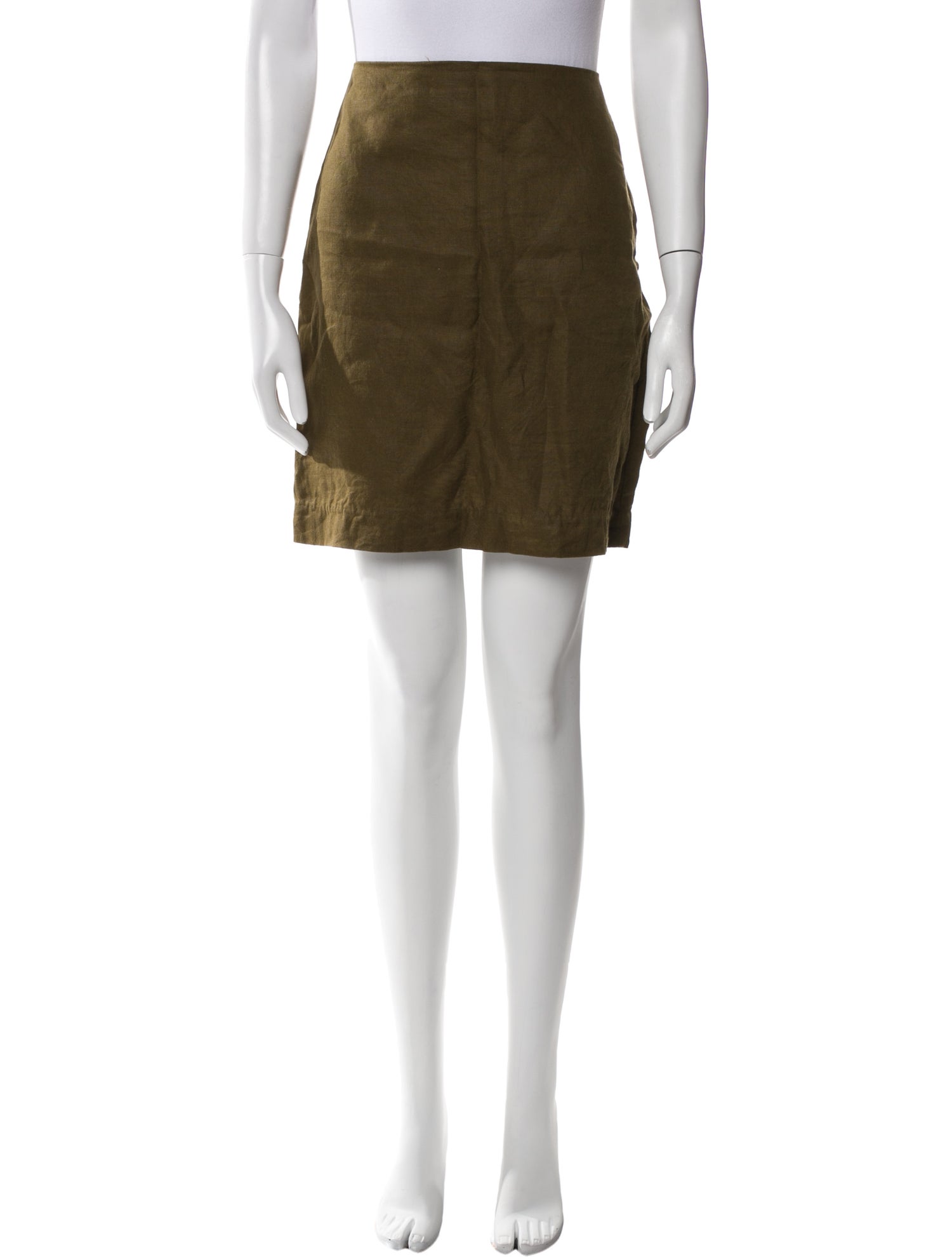 Reformation Linen Mini Skirt