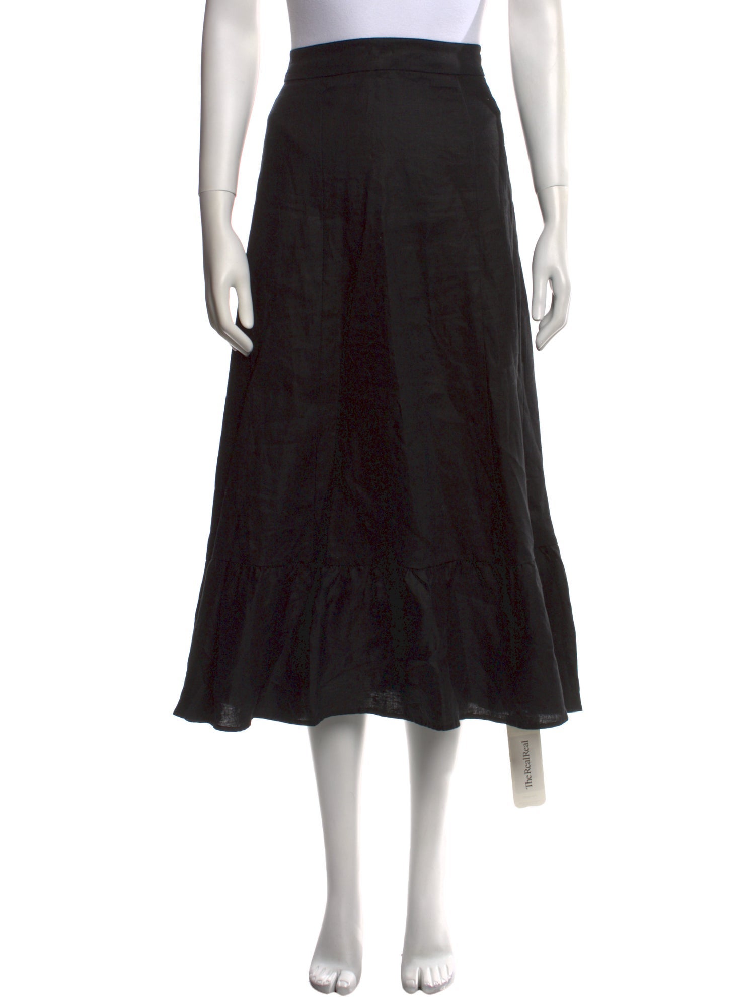 Reformation Linen Midi Length Skirt