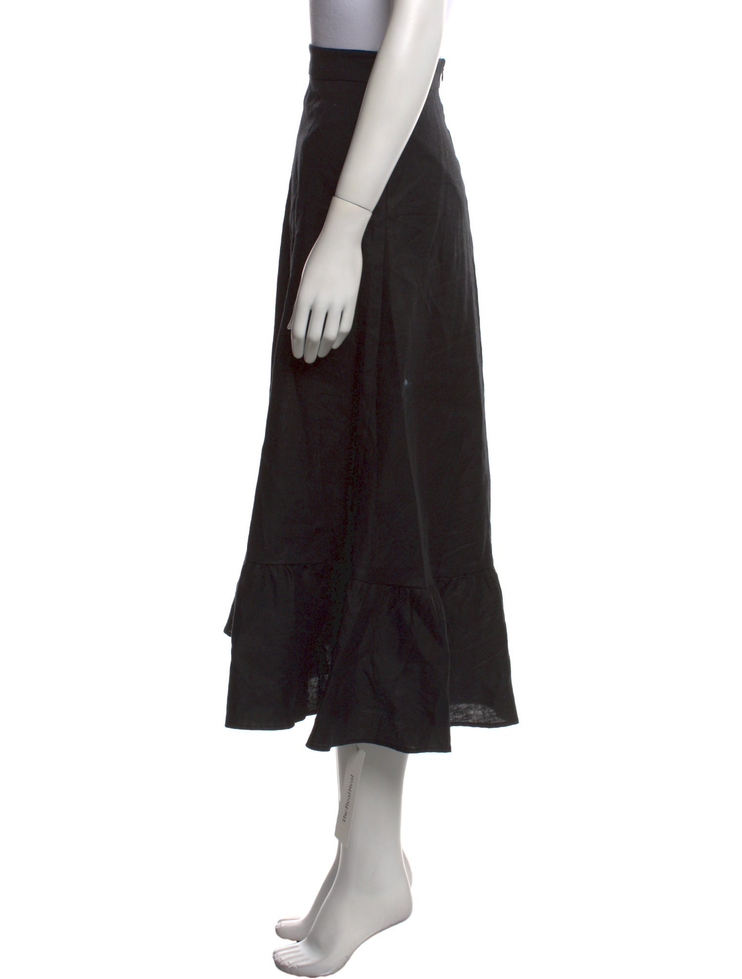Reformation Linen Midi Length Skirt
