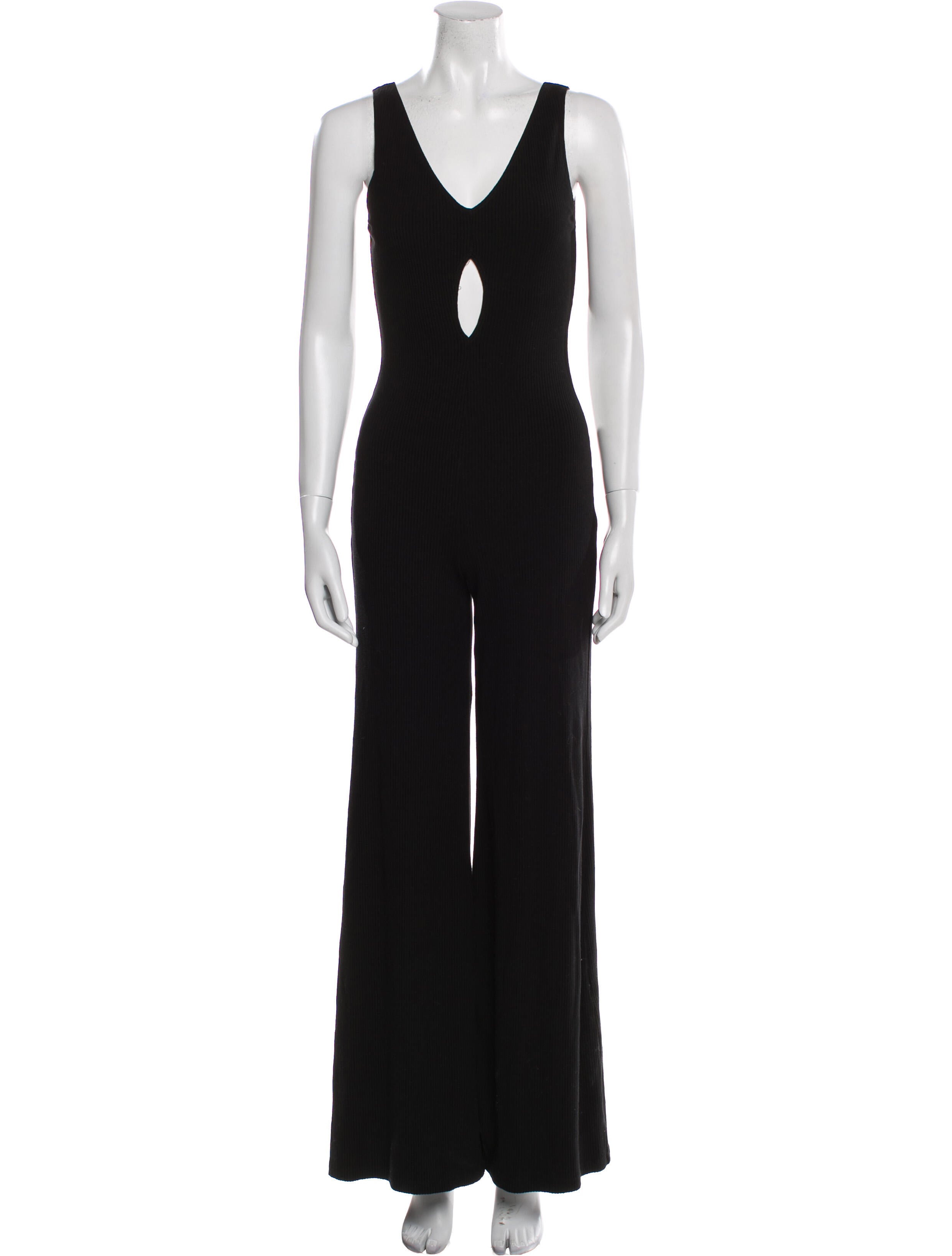 Reformation V-Neck Jumpsuit