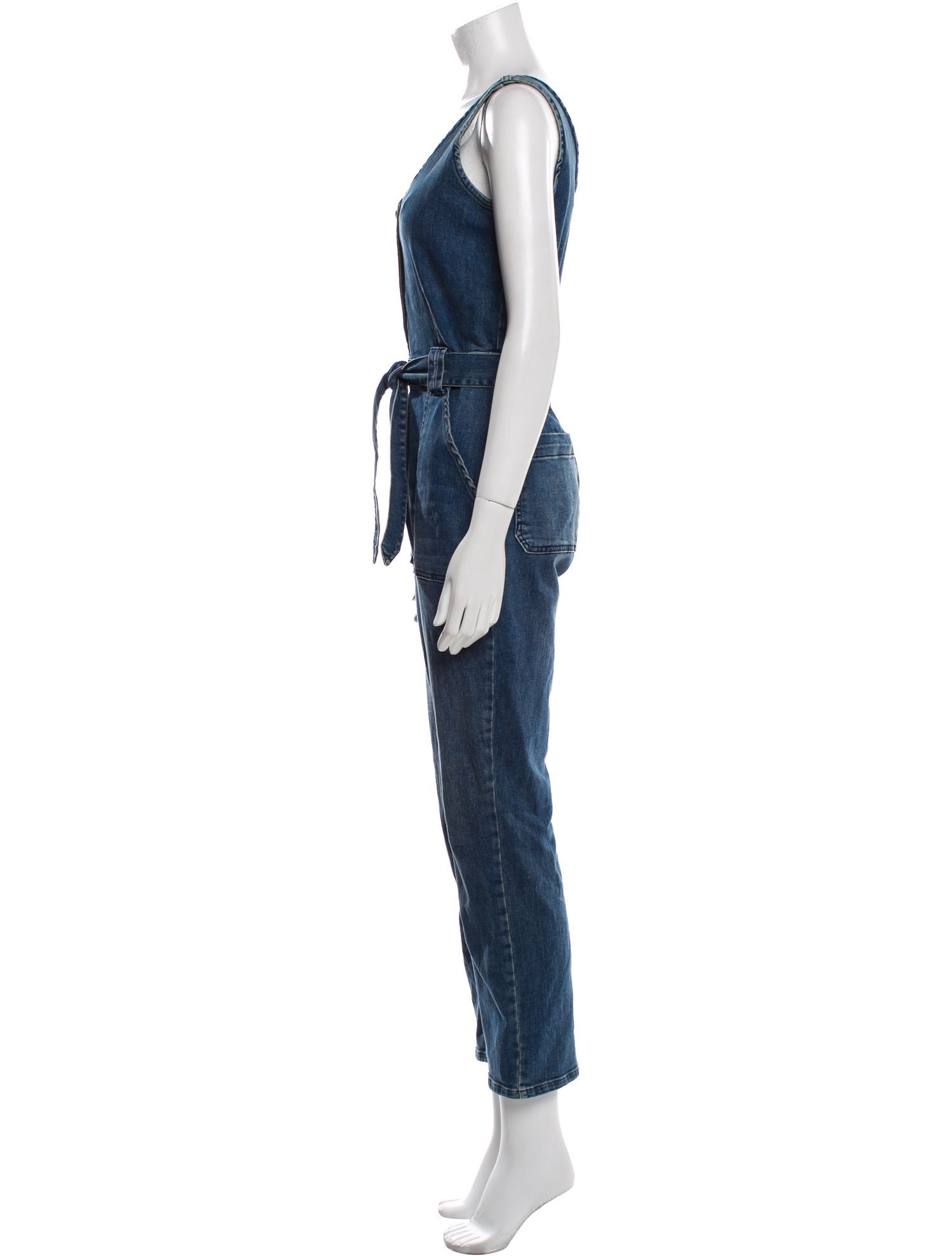 Reformation V-Neck Jumpsuit