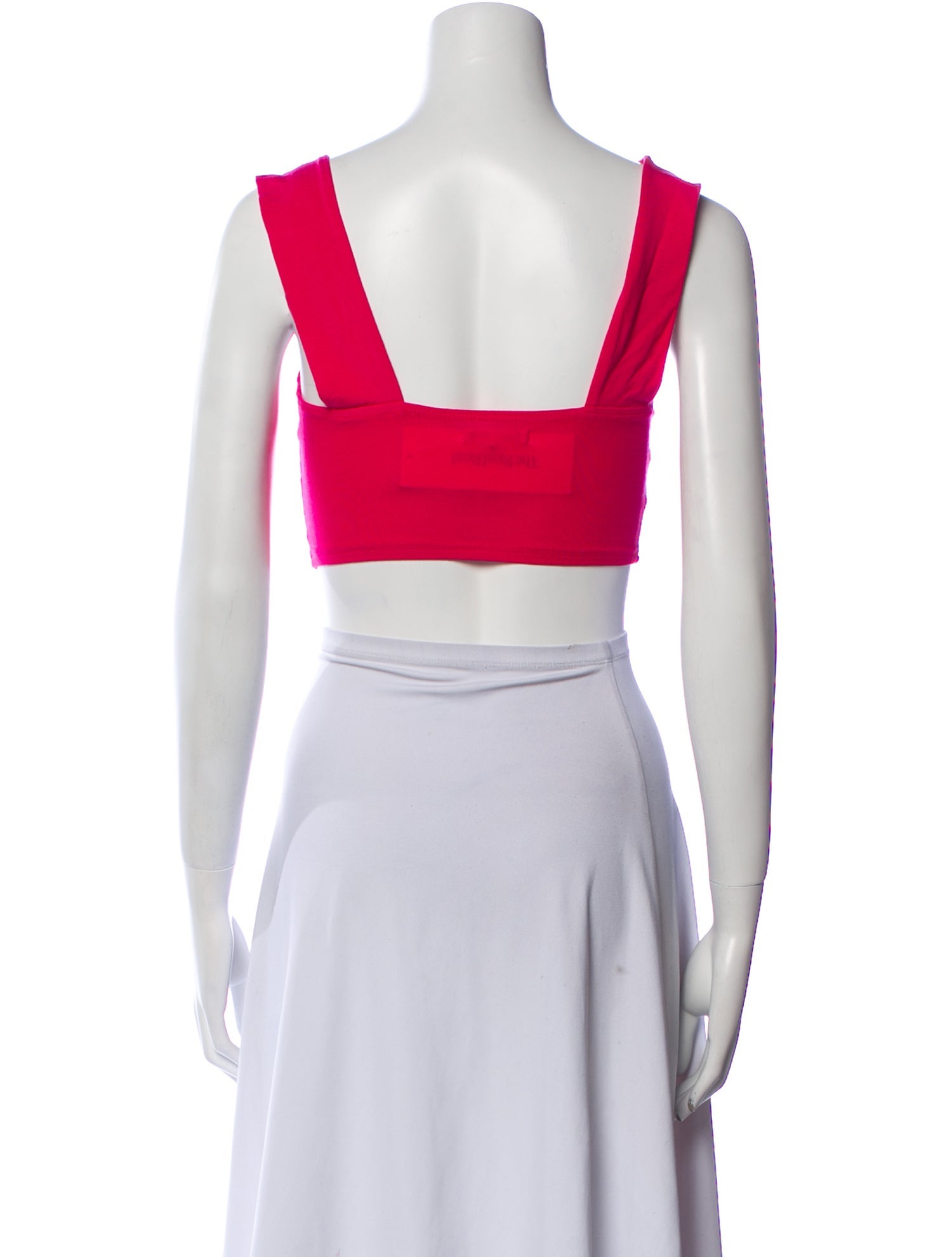 Reformation Square Neckline Sleeveless Crop Top