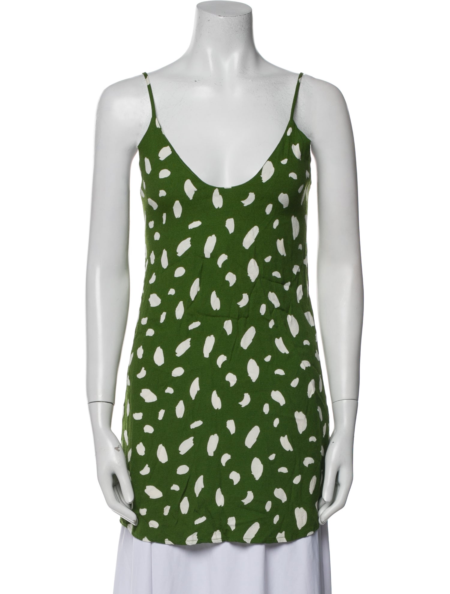 Reformation Printed Scoop Neck Tunic