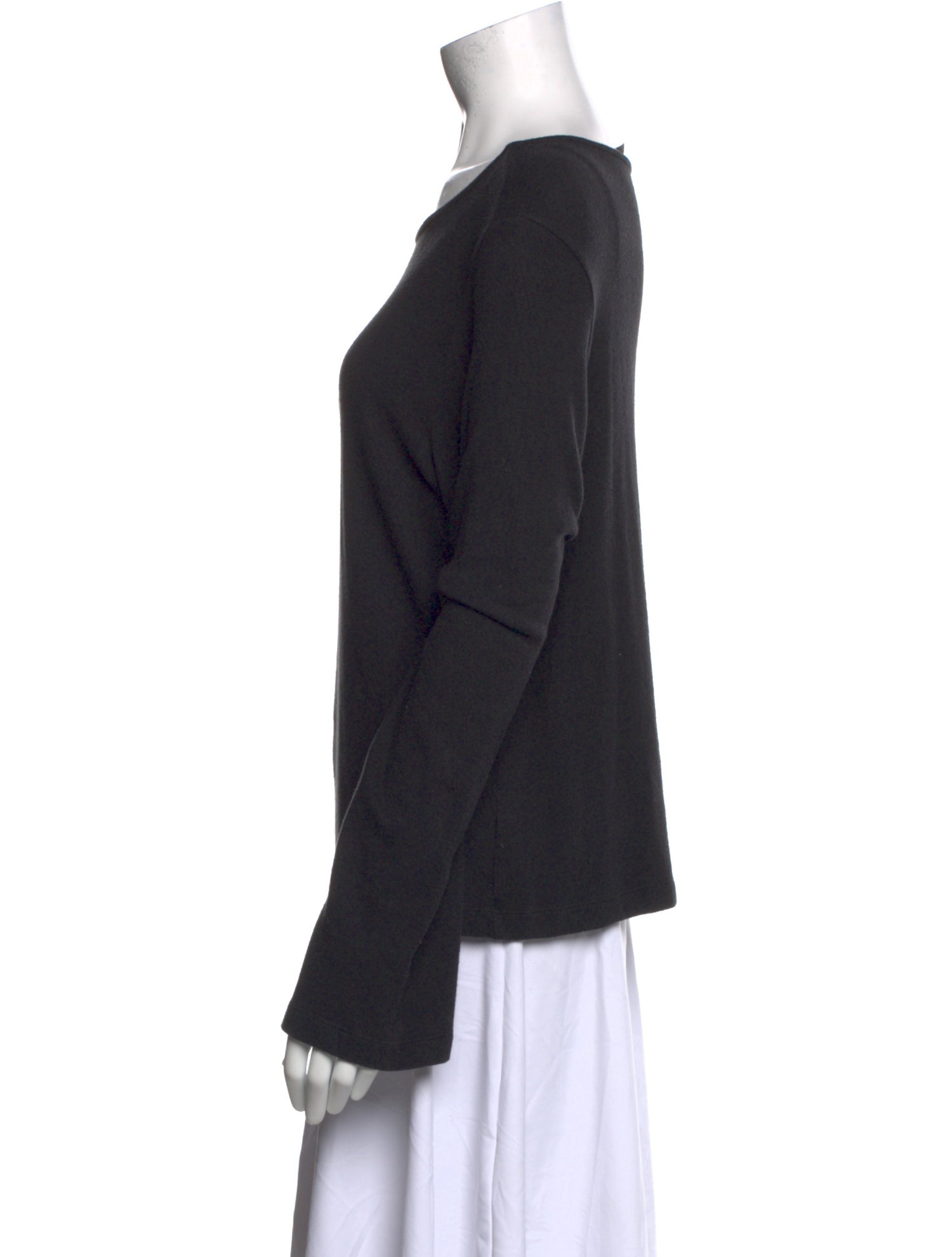 Reformation Bateau Neckline Long Sleeve Sweatshirt