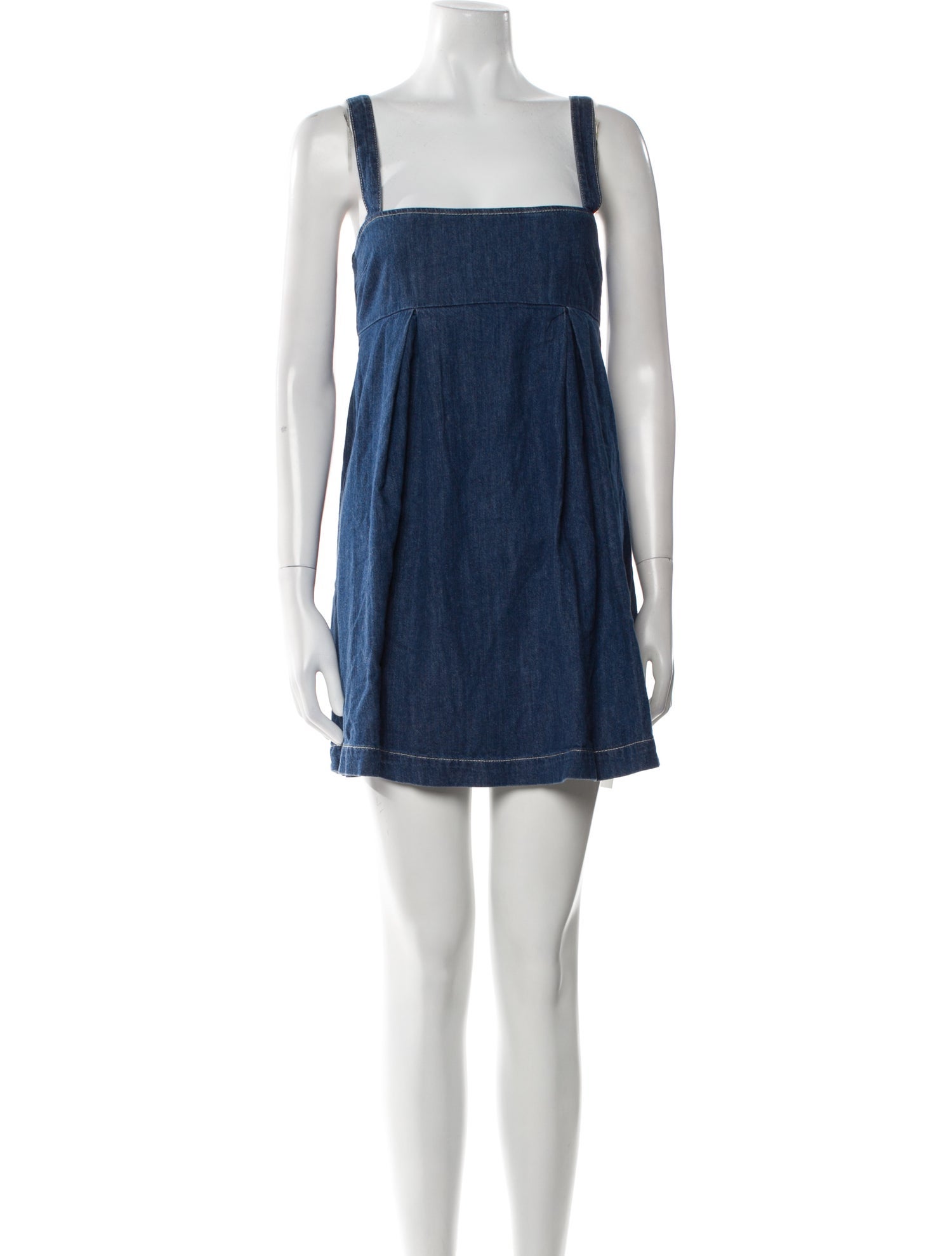 Reformation Square Neckline Mini Dress