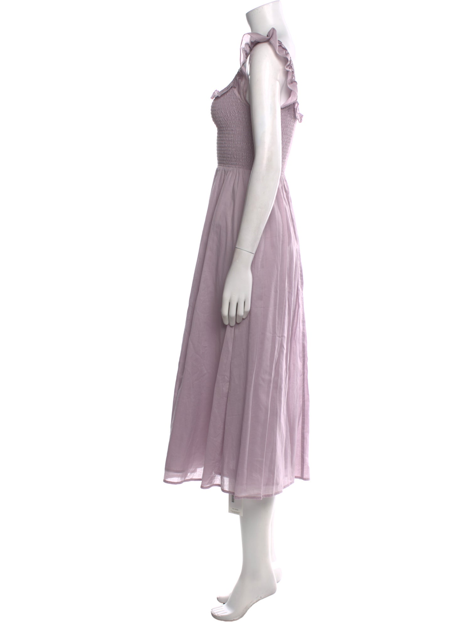 Reformation Square Neckline Midi Length Dress