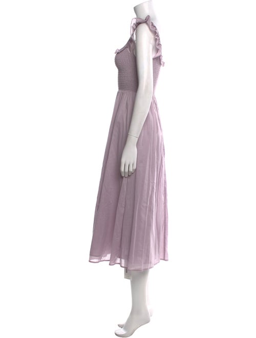 Reformation Square Neckline Midi Length Dress