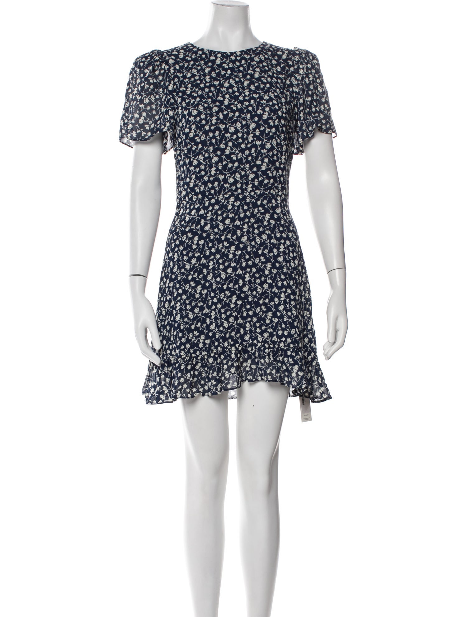 Reformation Floral Print Mini Dress