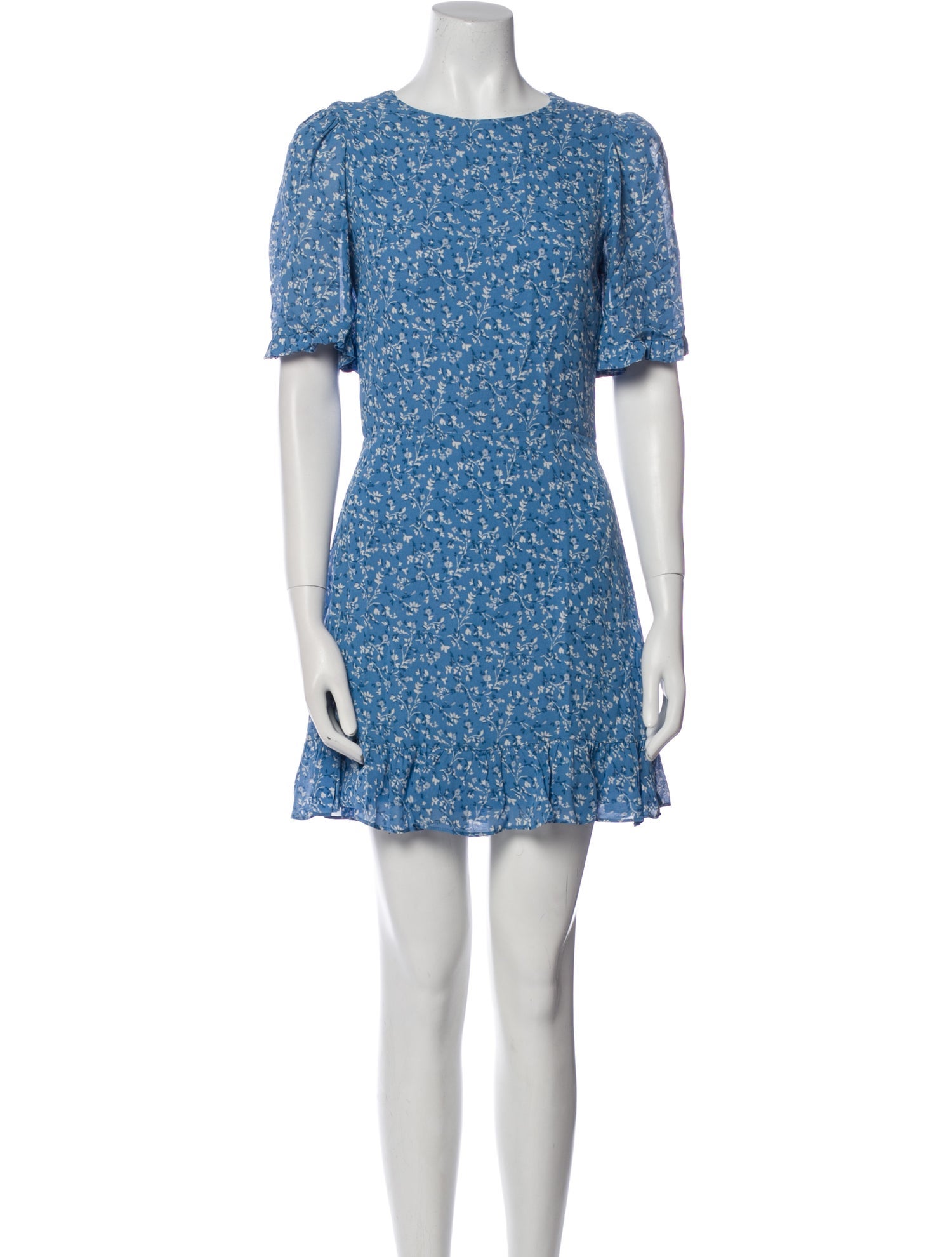 Reformation Floral Print Mini Dress