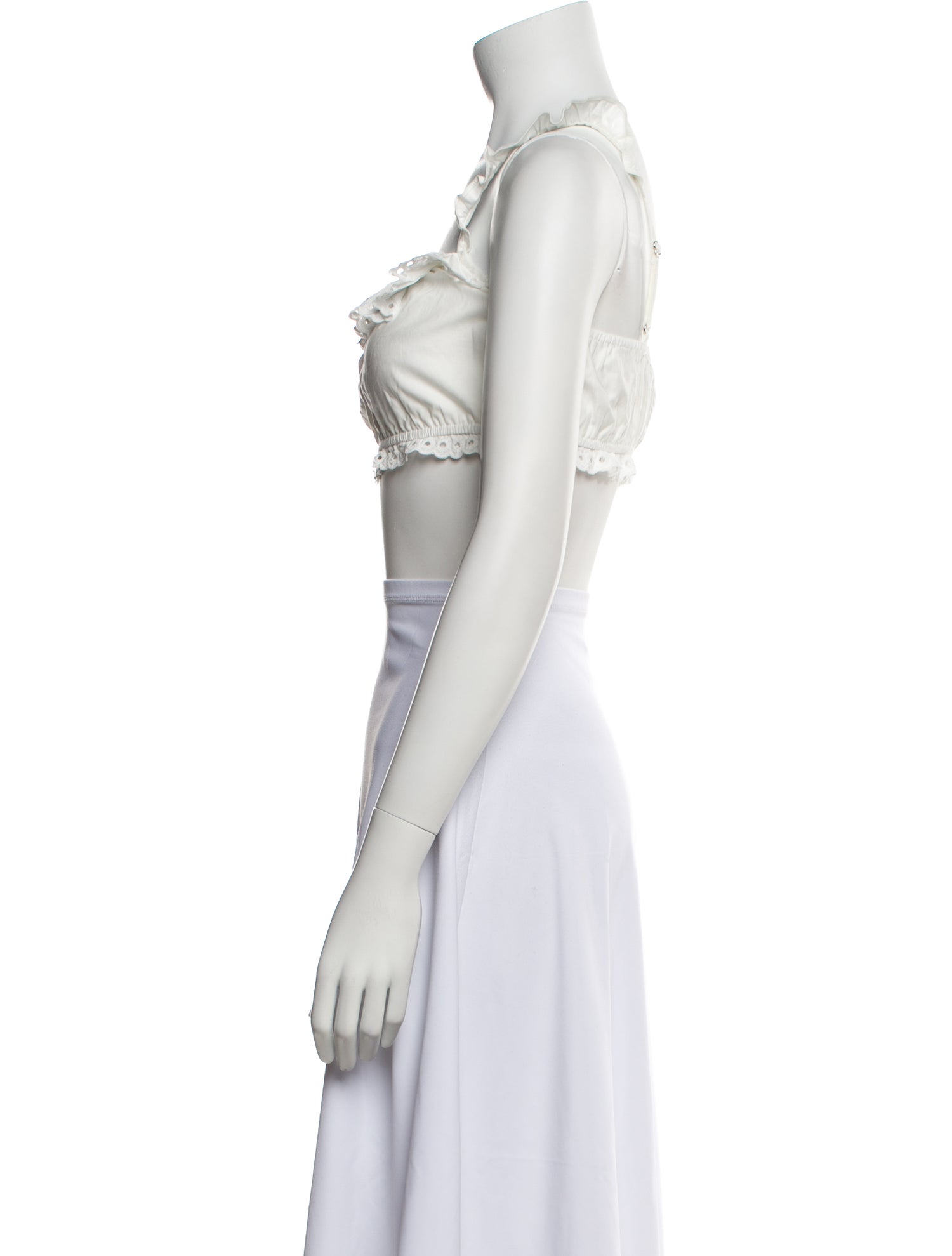 Reformation Square Neckline Sleeveless Crop Top w/ Tags