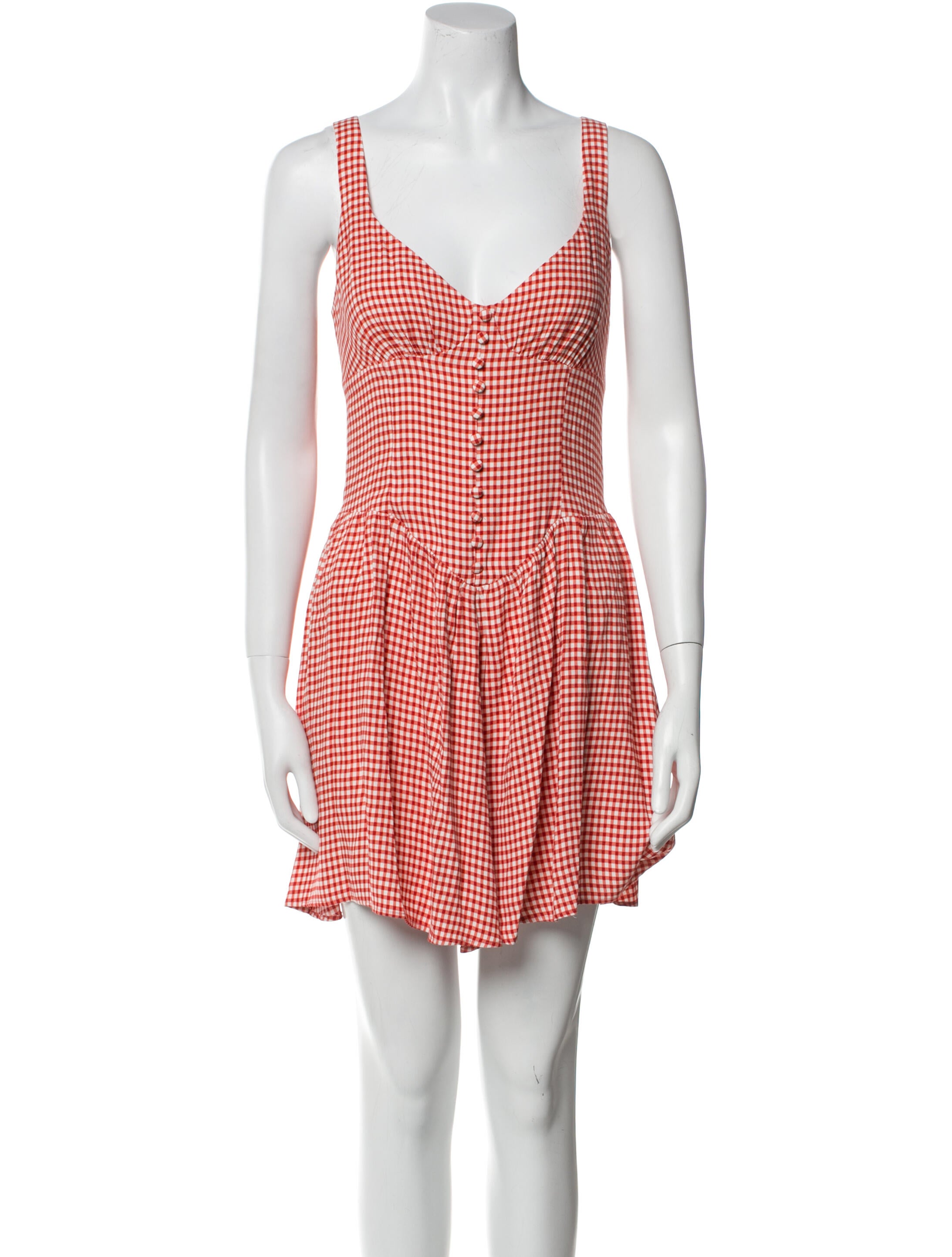 Reformation Plaid Print Mini Dress w/ Tags