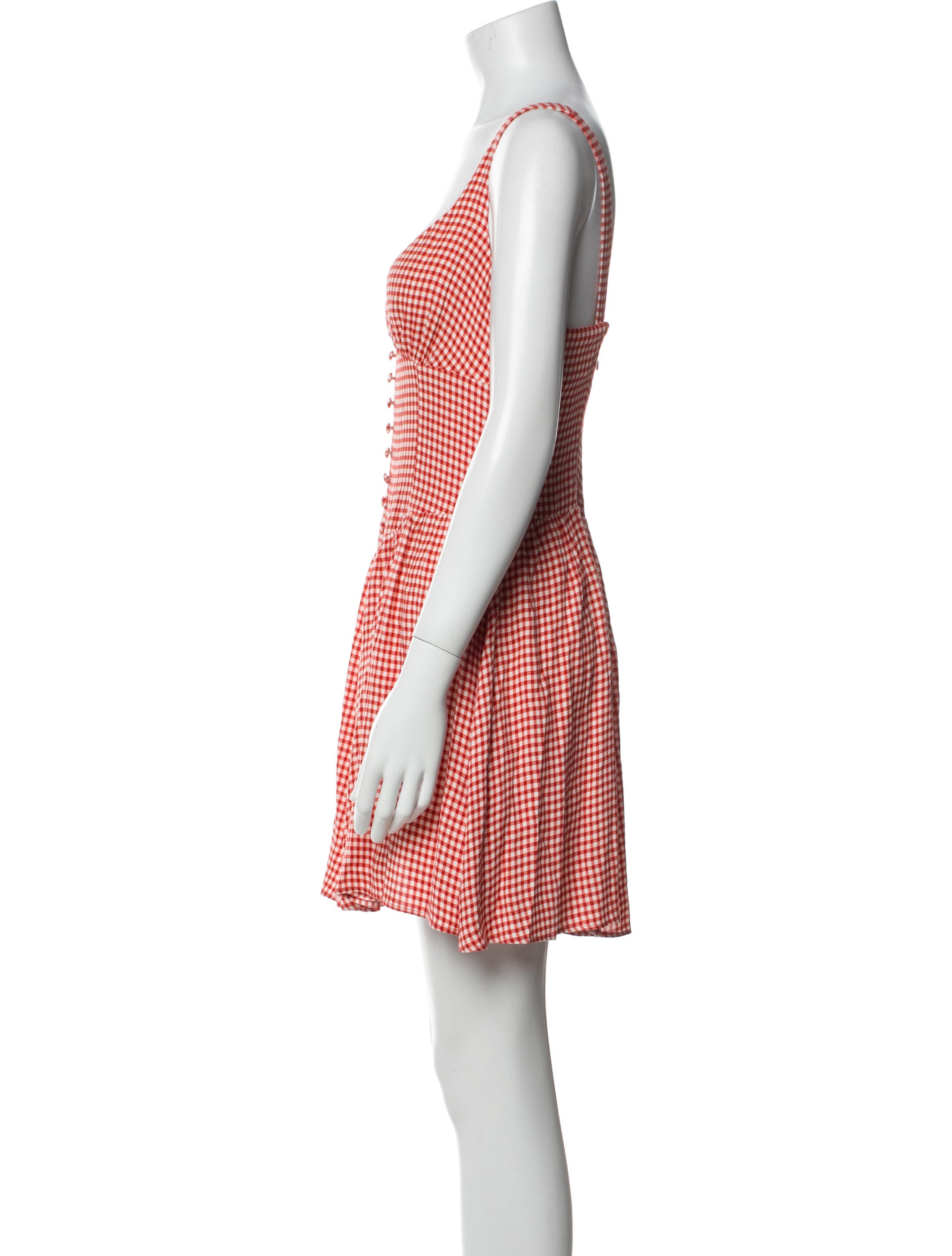 Reformation Plaid Print Mini Dress w/ Tags