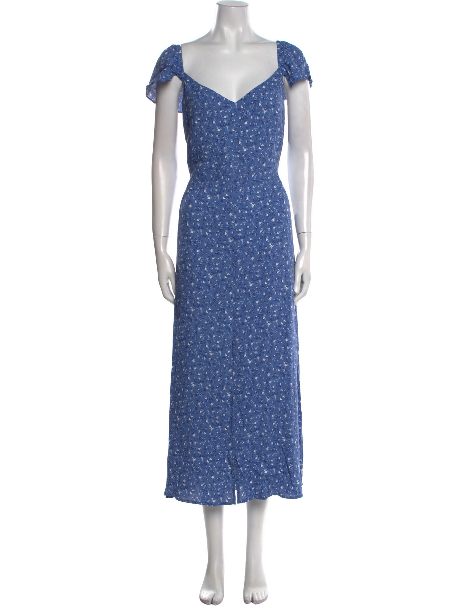 Reformation Printed Long Dress