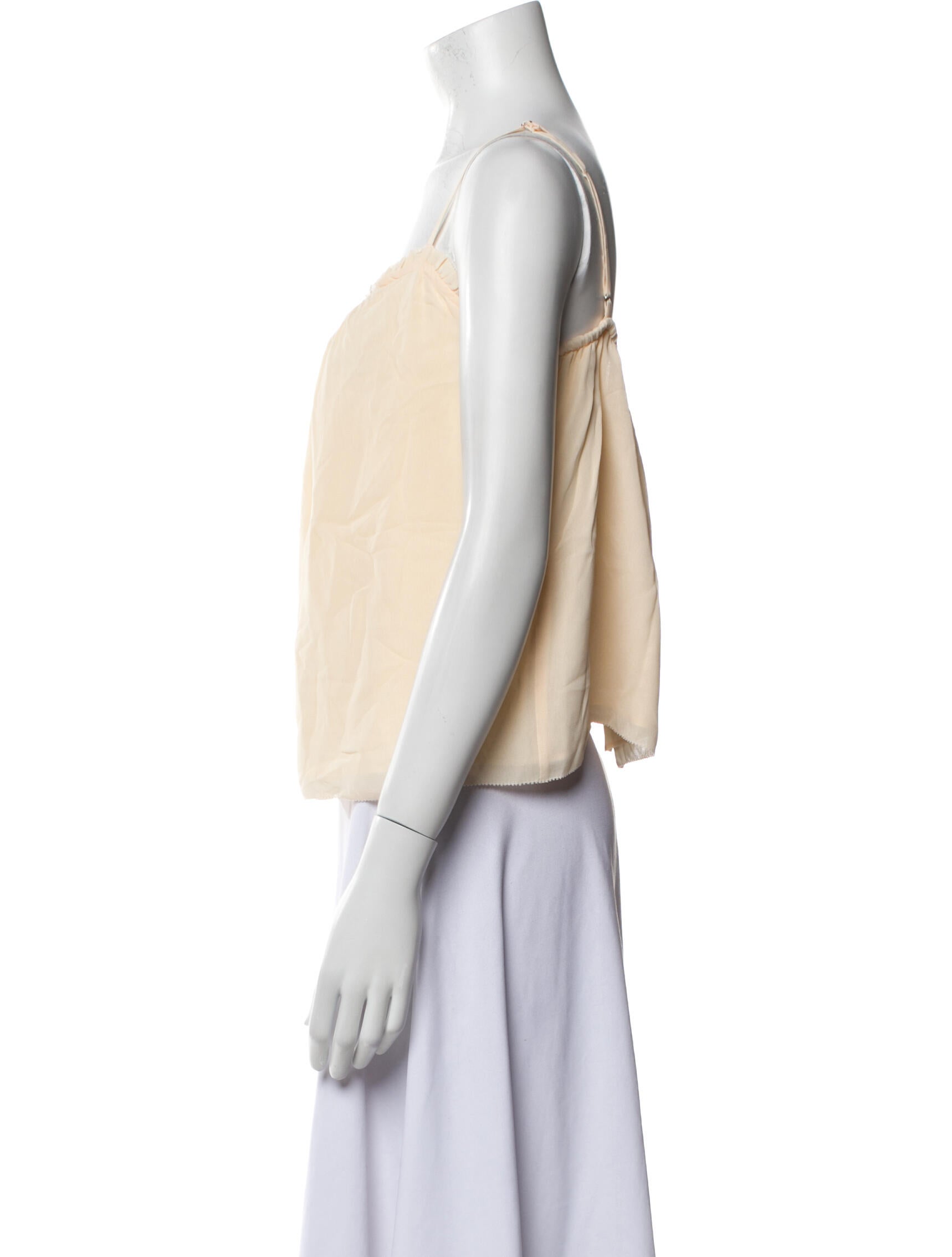 Reformation Square Neckline Sleeveless Crop Top w/ Tags