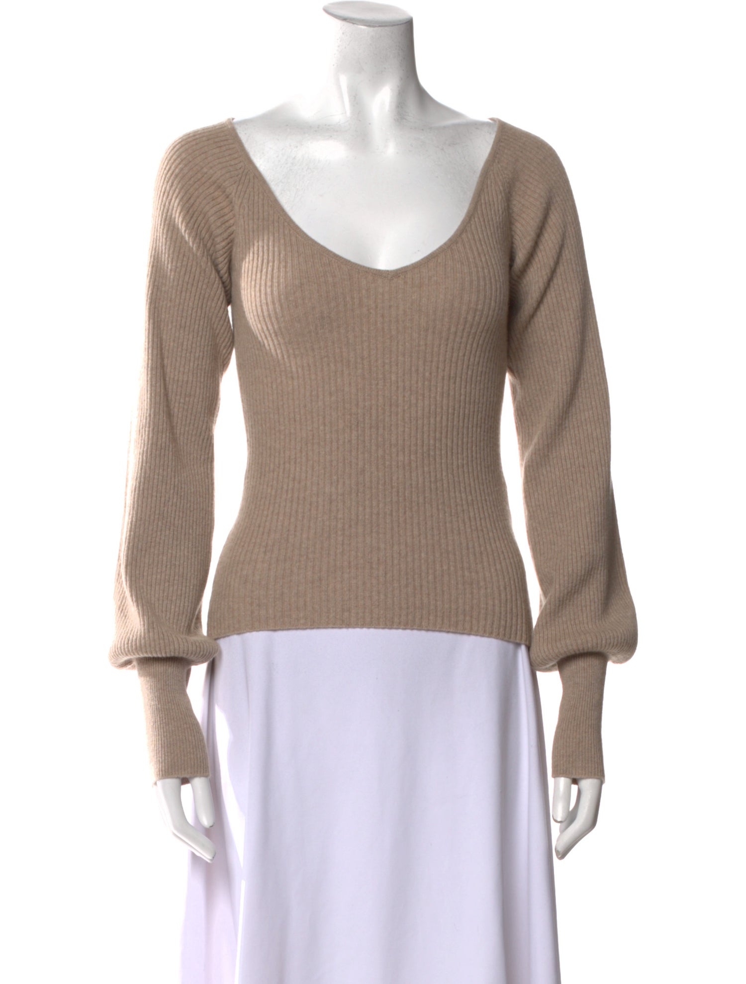 Reformation Cashmere V-Neck Sweater