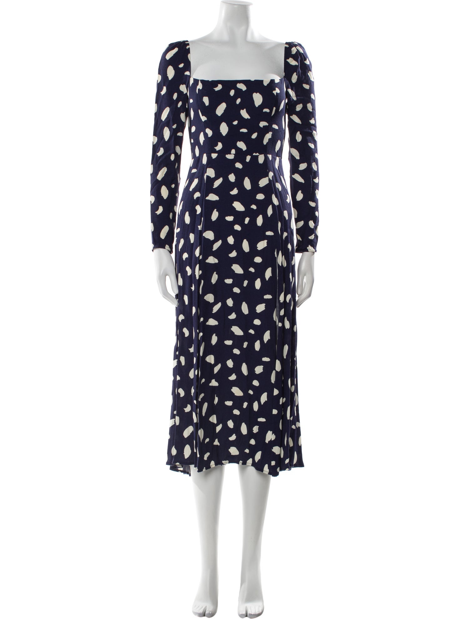 Reformation Printed Midi Length Dress