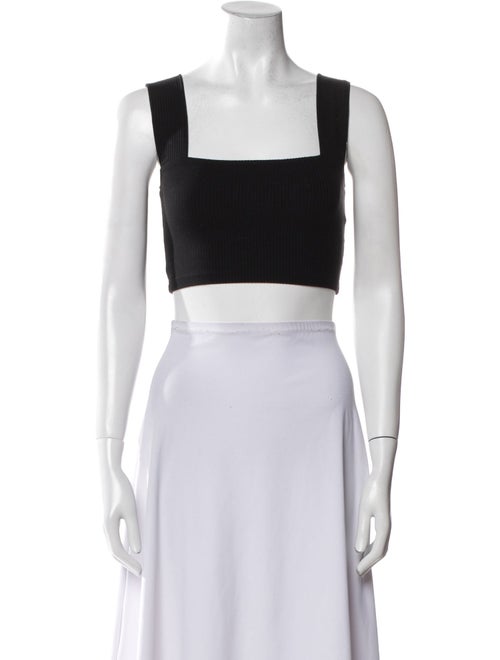 Reformation Square Neckline Sleeveless Crop Top