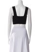 Reformation Square Neckline Sleeveless Crop Top
