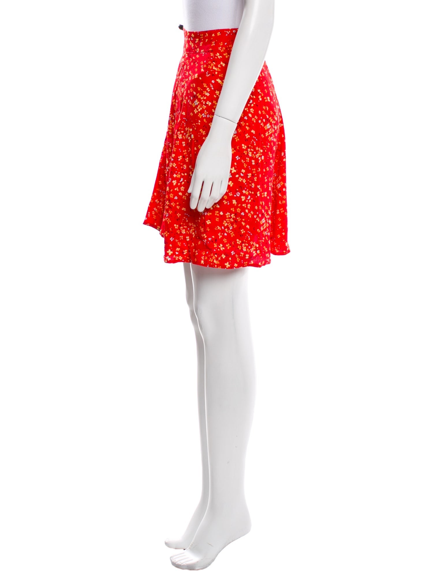 Reformation Floral Print Mini Skirt w/ Tags