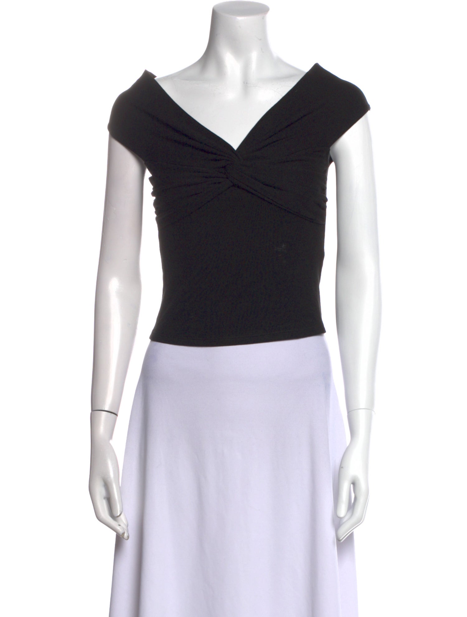 Reformation V-Neck Short Sleeve Bodysuit