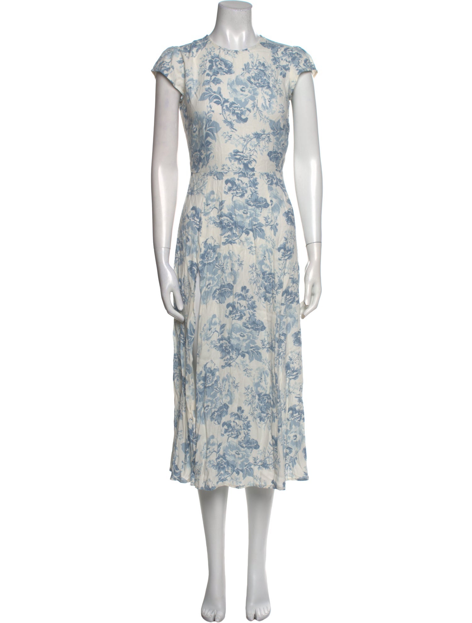 Reformation Floral Print Long Dress