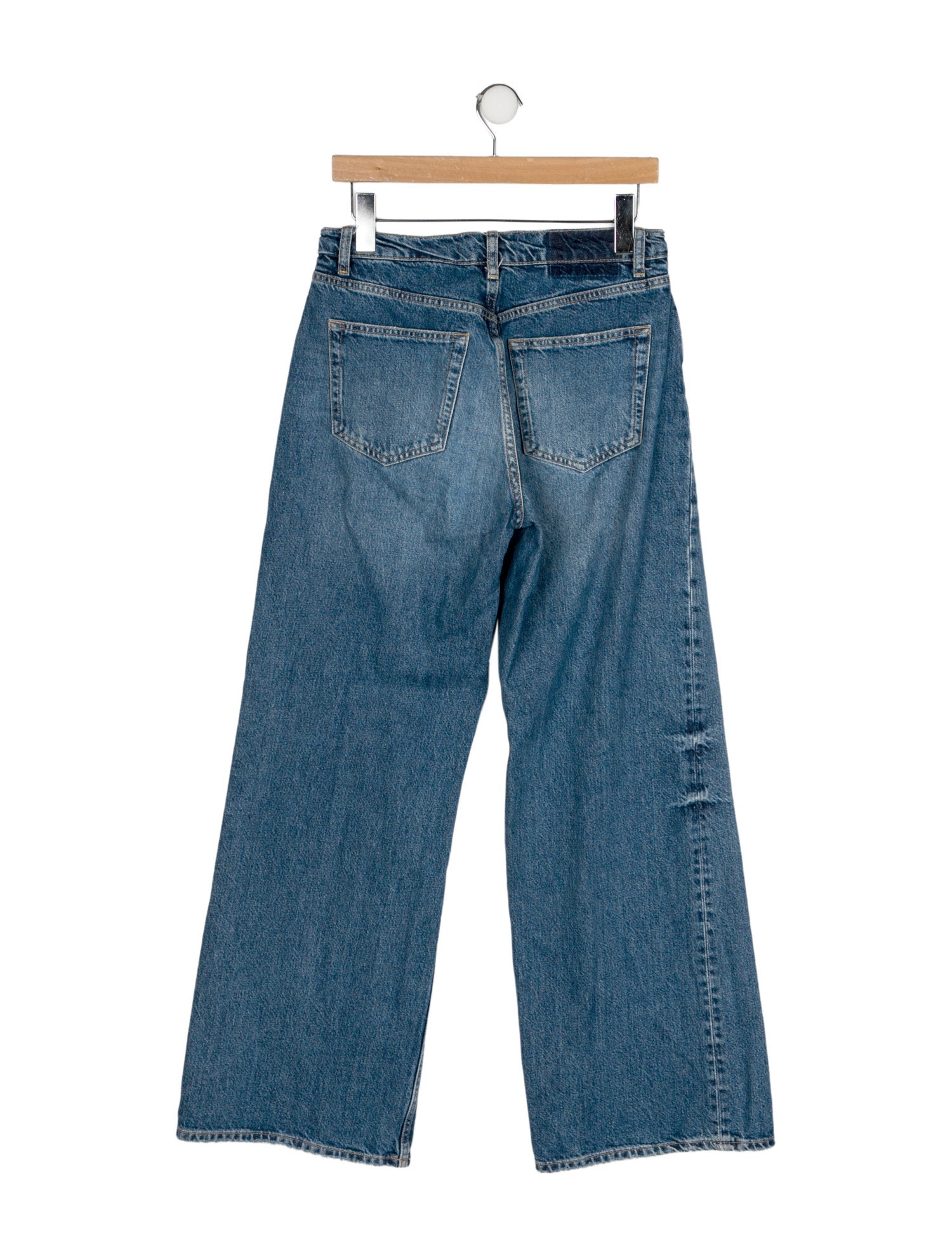 Reformation Mid-Rise Wide Leg Jeans