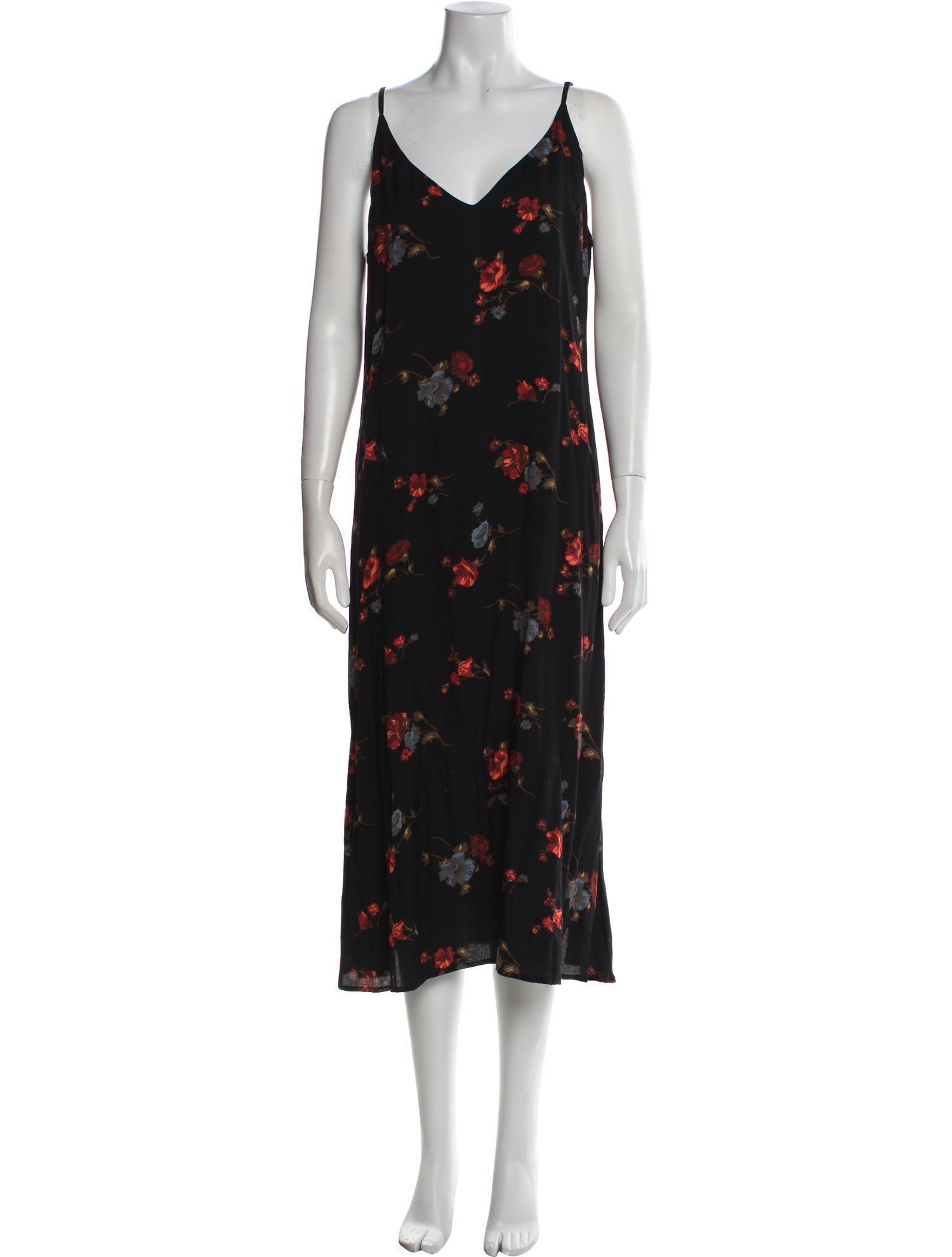 Reformation Floral Print Long Dress