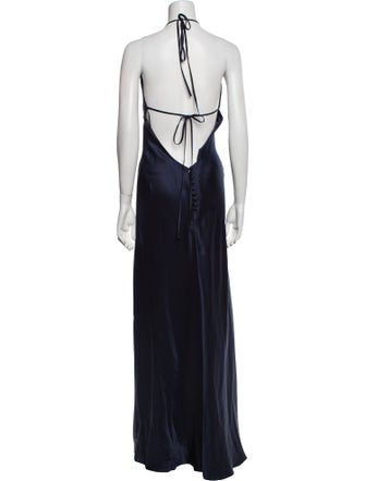 Reformation Silk Long Dress