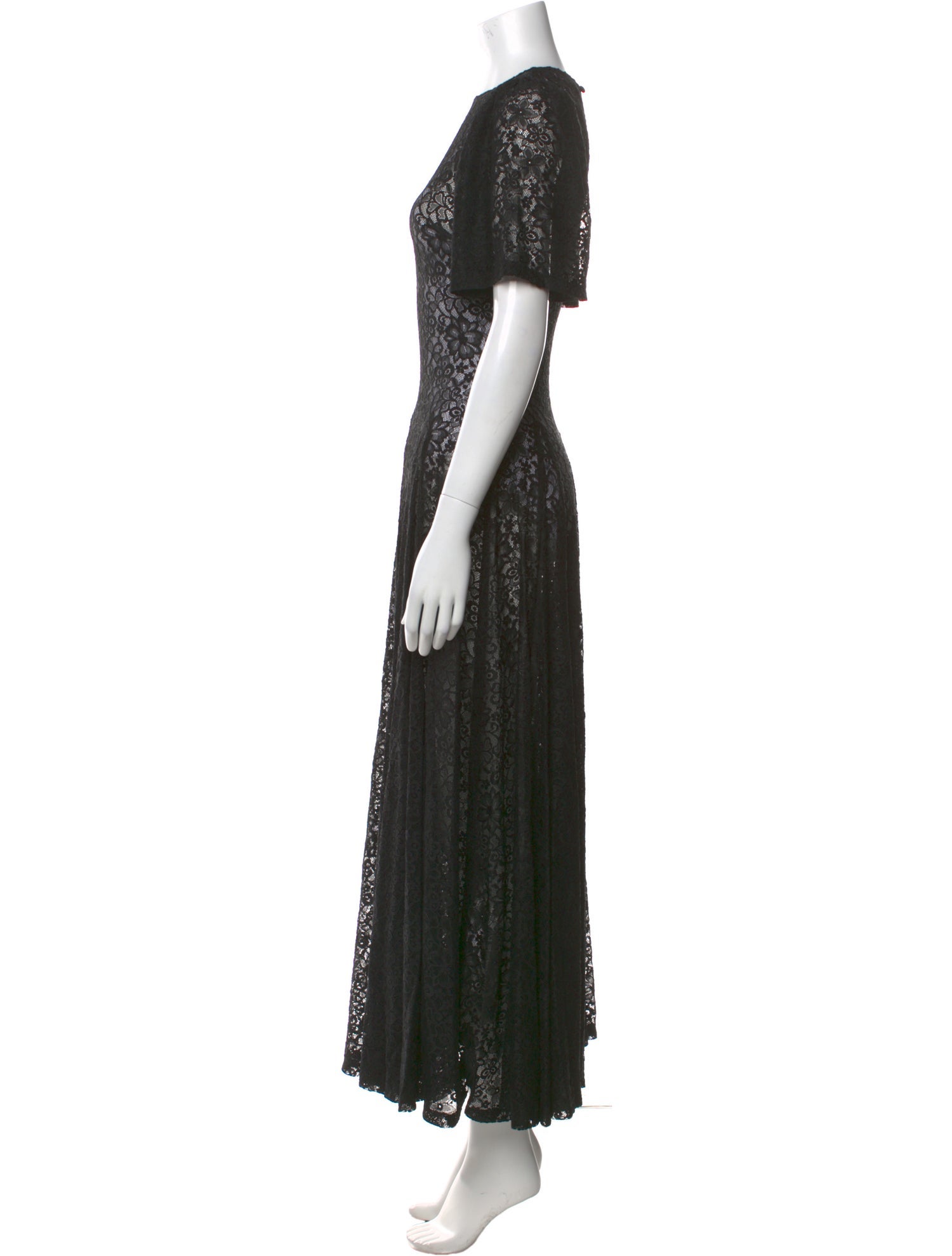 Reformation Lace Pattern Long Dress