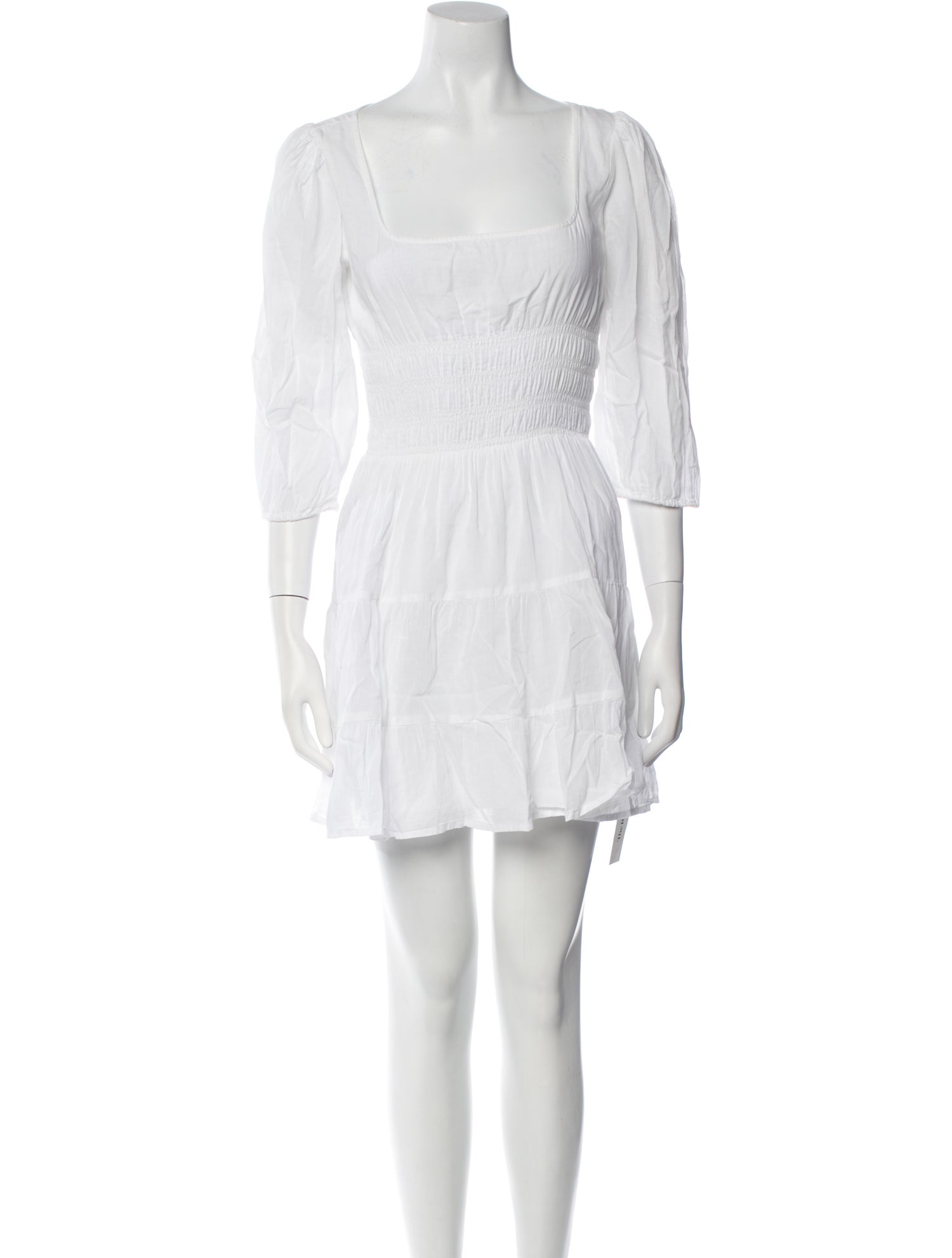 Reformation Square Neckline Mini Dress