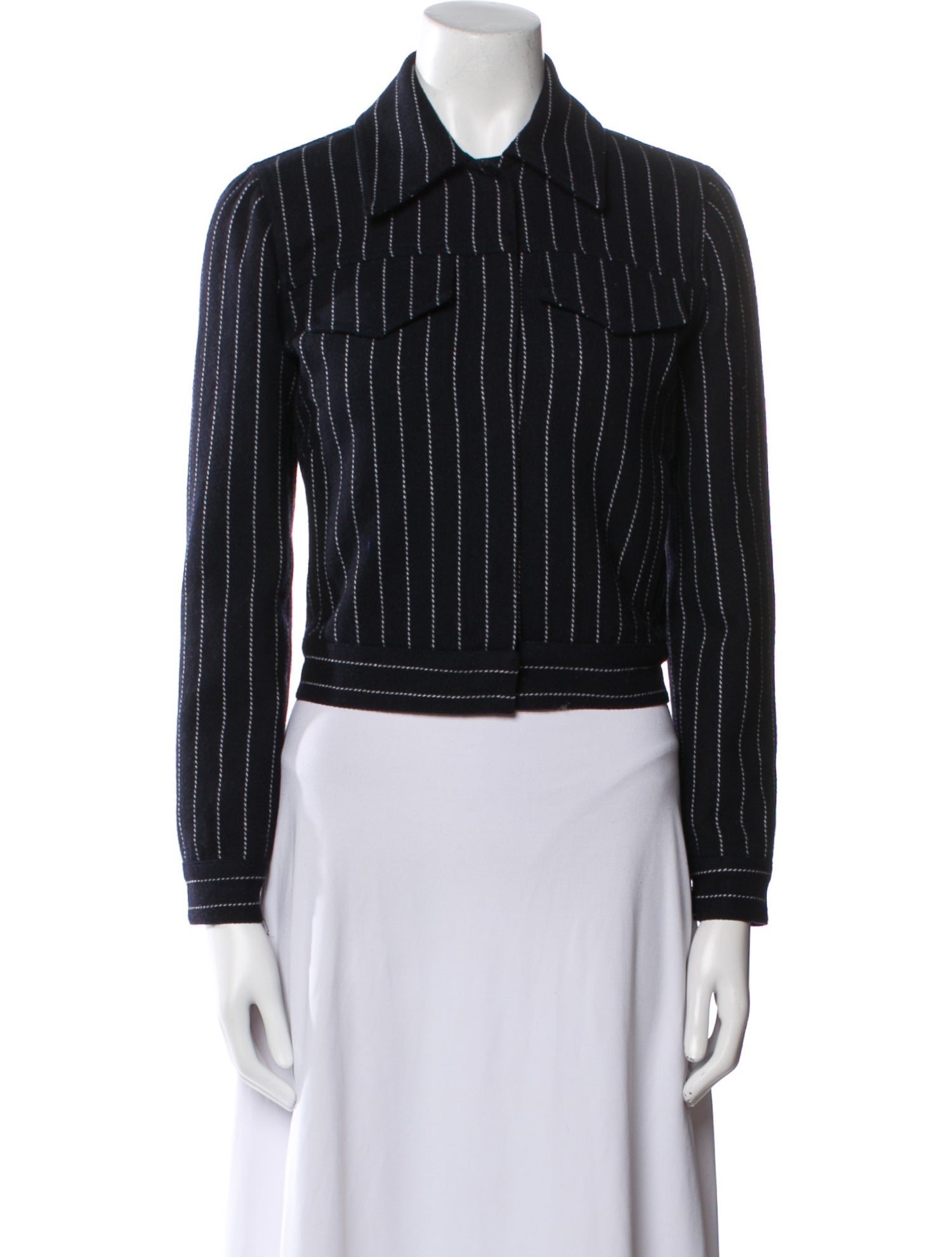 Reformation Striped Evening Jacket