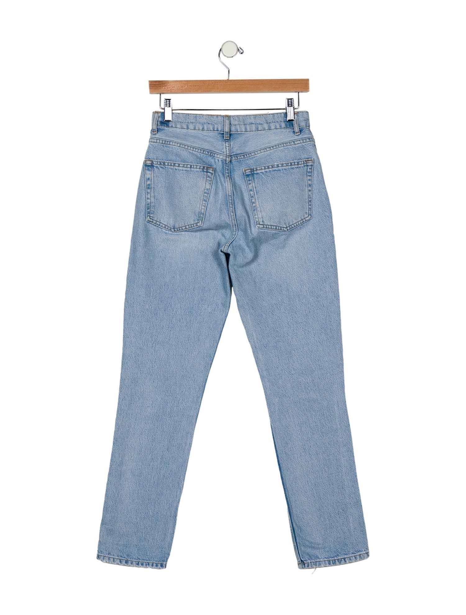 Reformation Mid-Rise Straight Leg Jeans