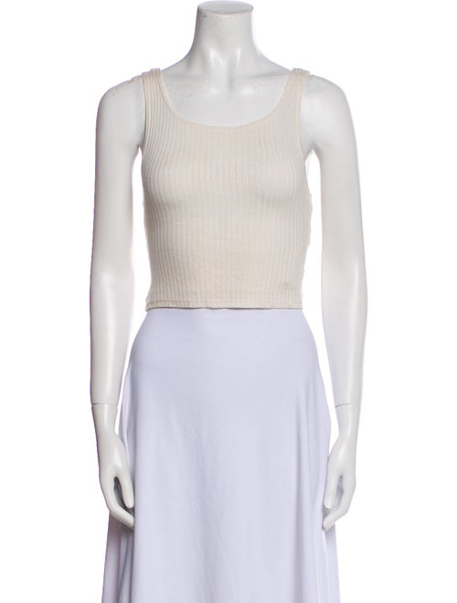 Reformation Scoop Neck Sleeveless Crop Top