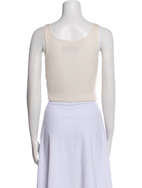 Reformation Scoop Neck Sleeveless Crop Top