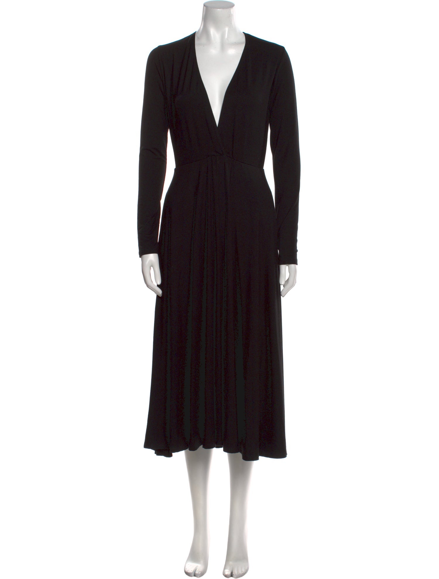 Reformation V-Neck Long Dress