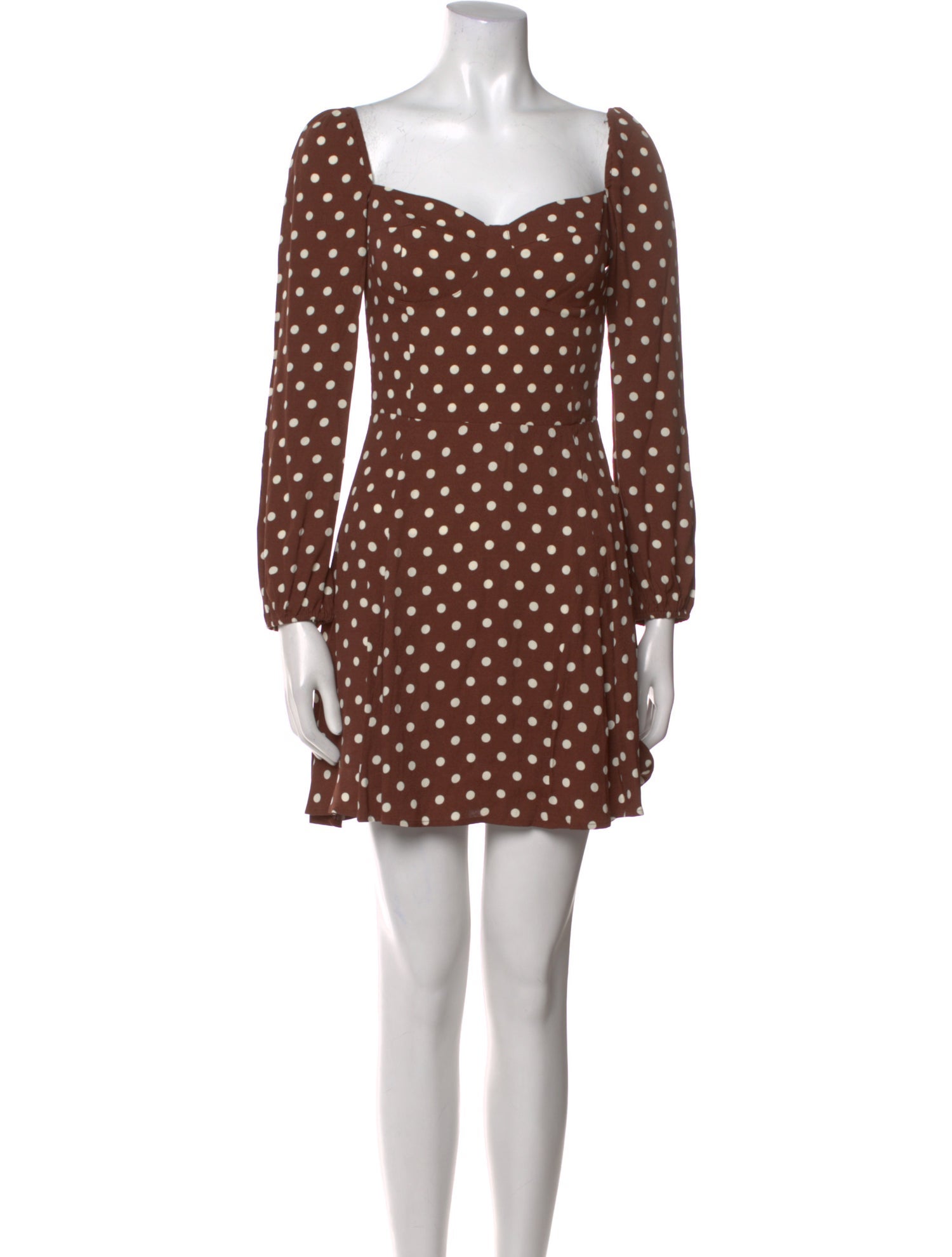Reformation Polka Dot Print Mini Dress w/ Tags