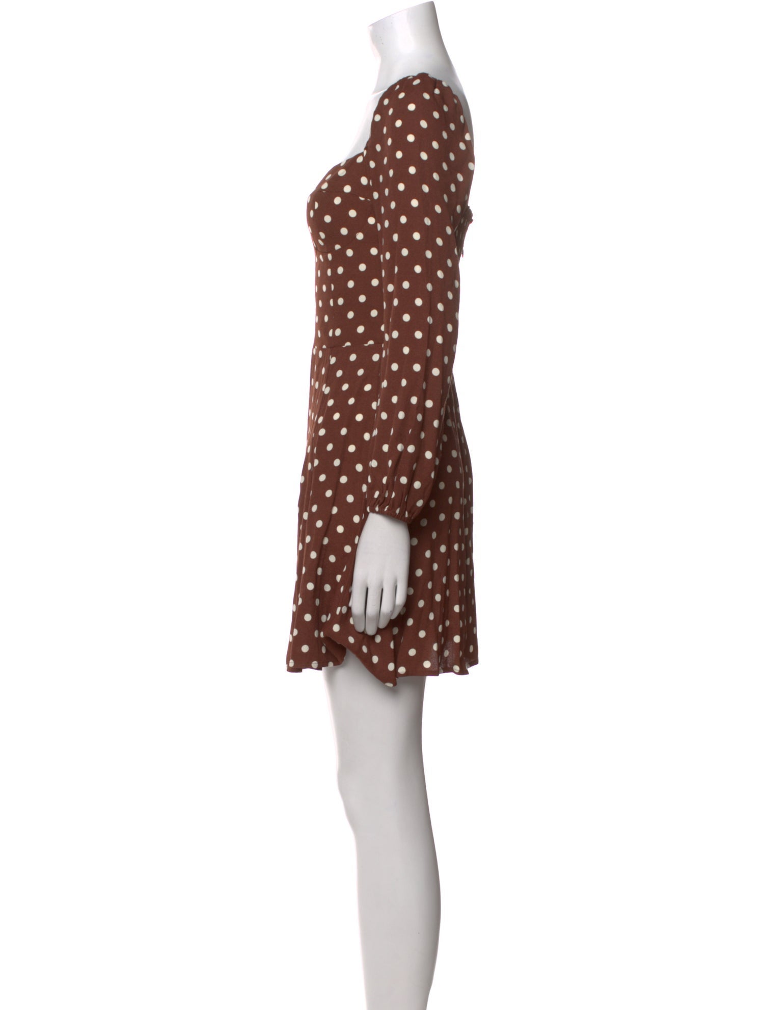 Reformation Polka Dot Print Mini Dress w/ Tags