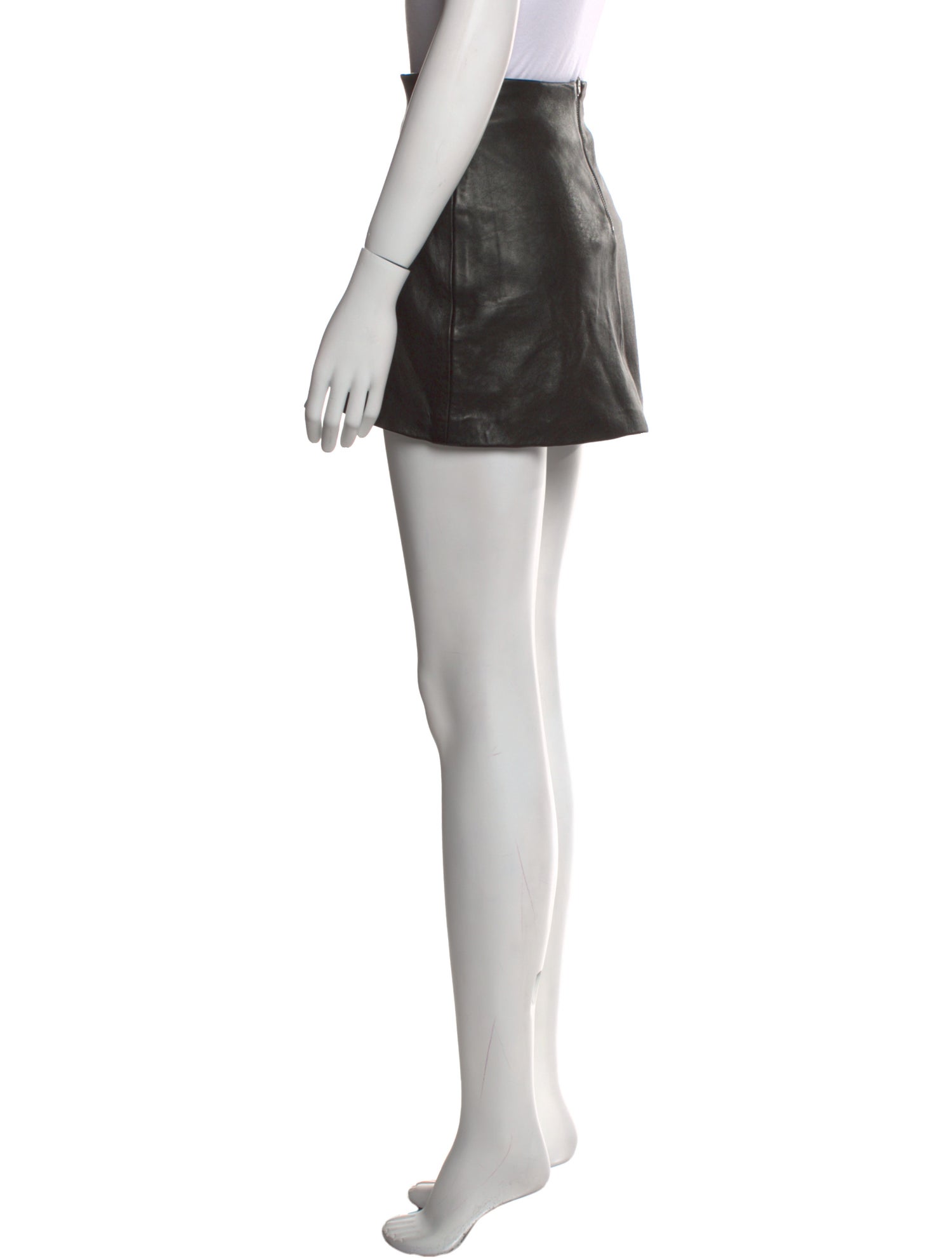 Reformation Leather Mini Skirt