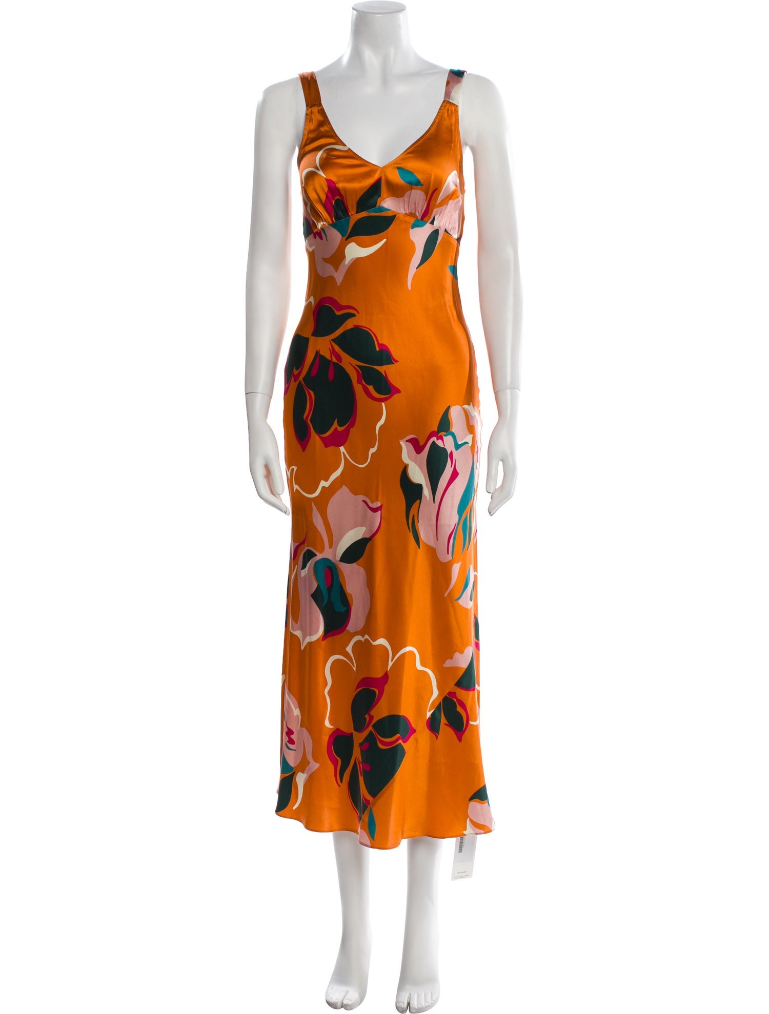 Reformation Silk Long Dress