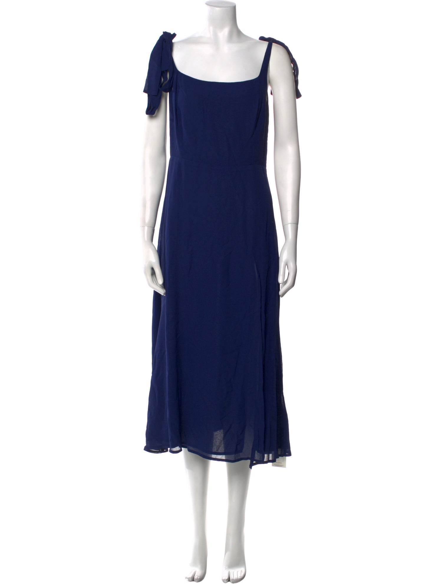 Reformation Square Neckline Midi Length Dress