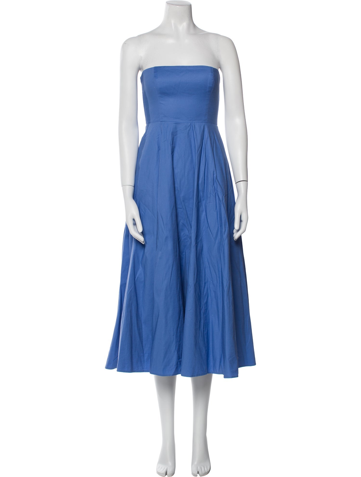 Reformation Strapless Midi Length Dress