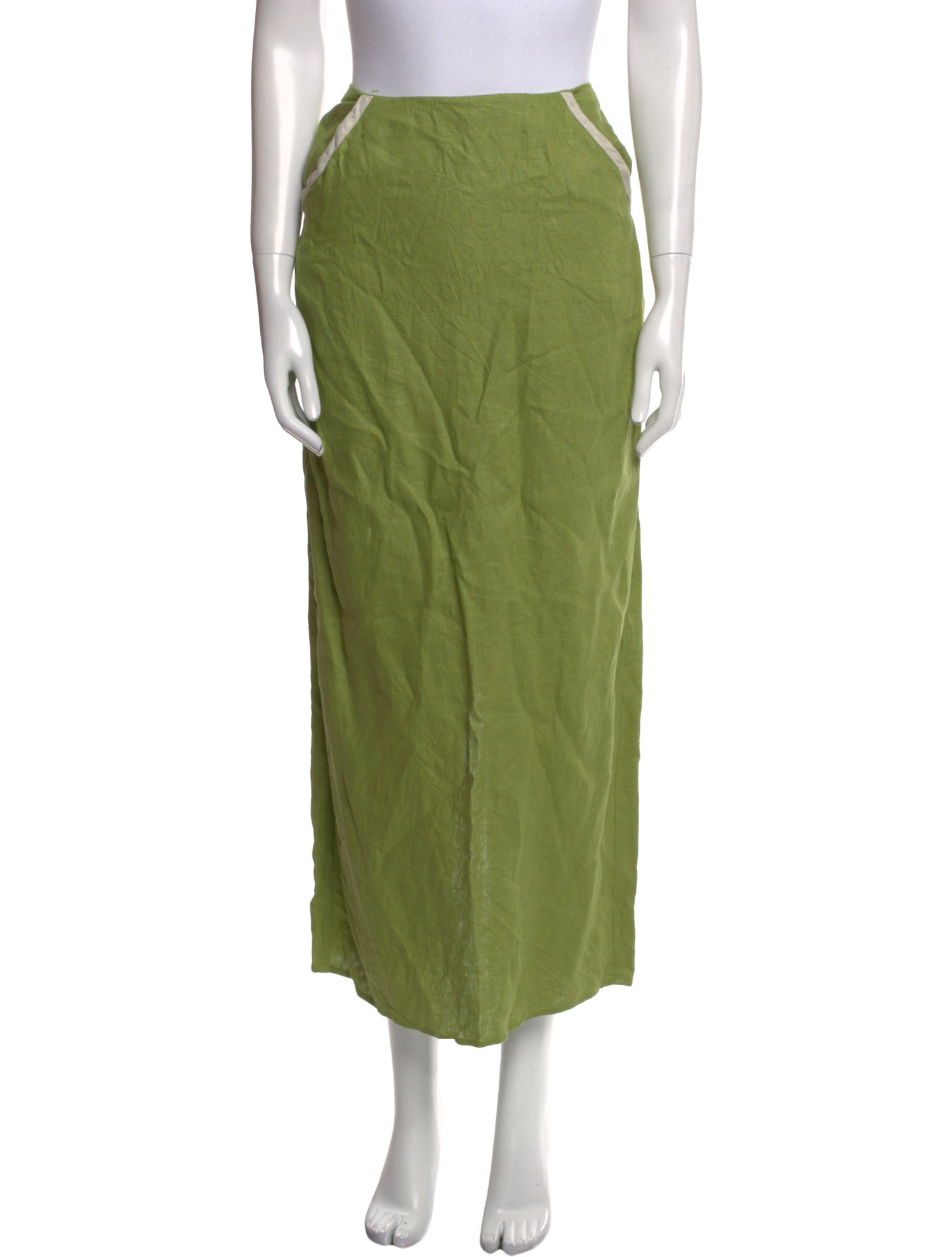 Reformation Linen Midi Length Skirt