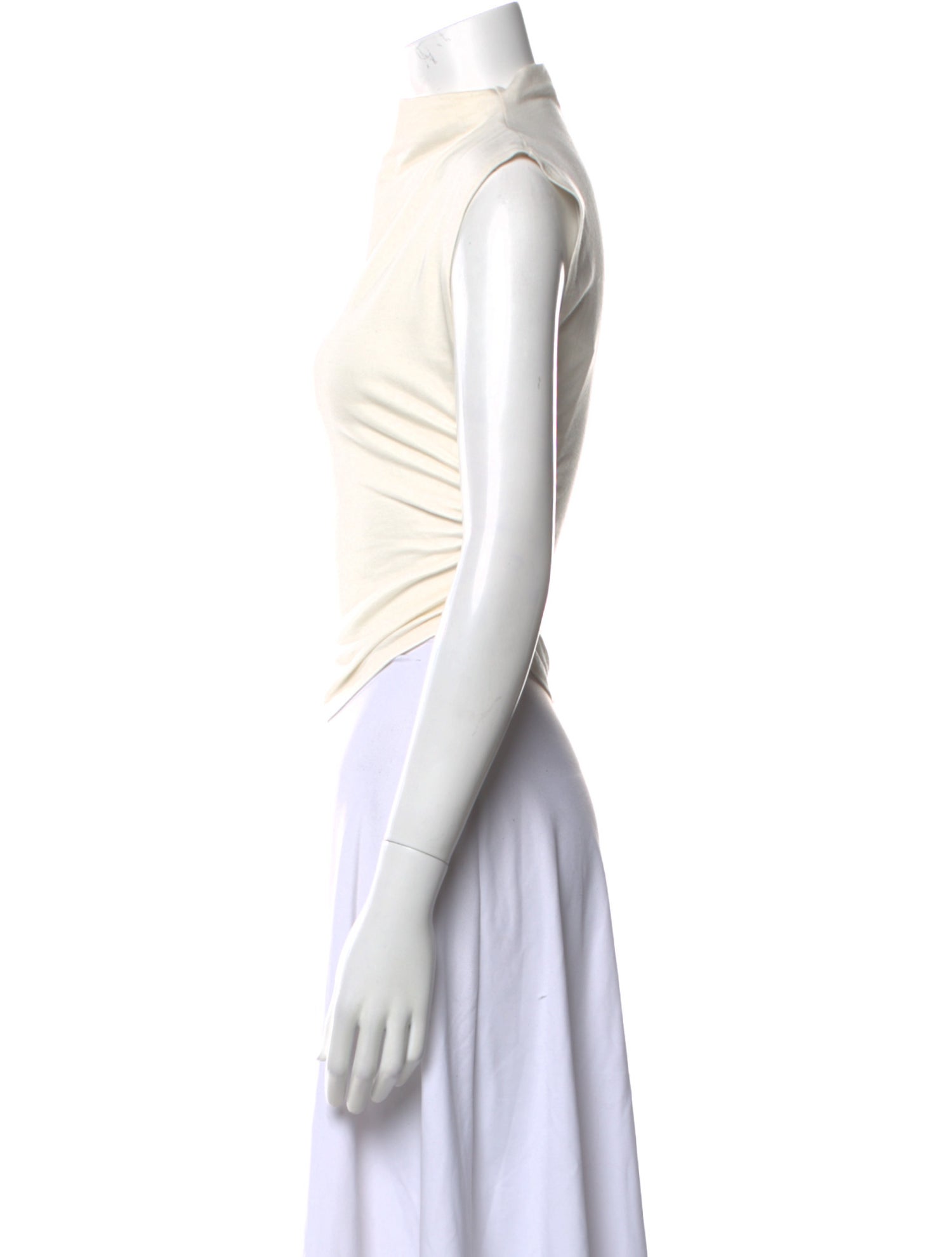 Reformation Cowl Neck Sleeveless Crop Top