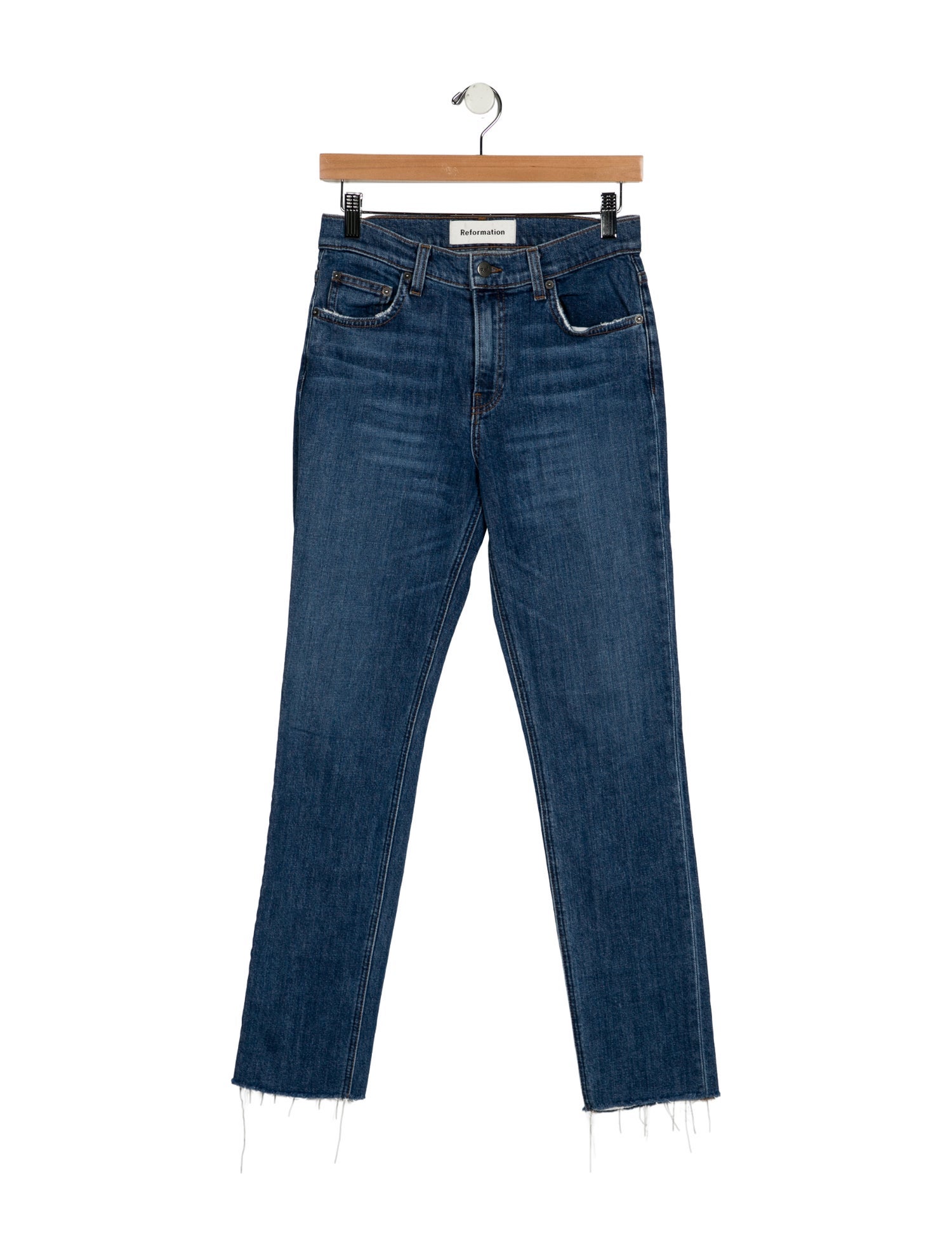 Reformation Mid-Rise Skinny Leg Jeans