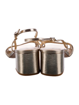 Reformation Patent Leather Slingback Sandals